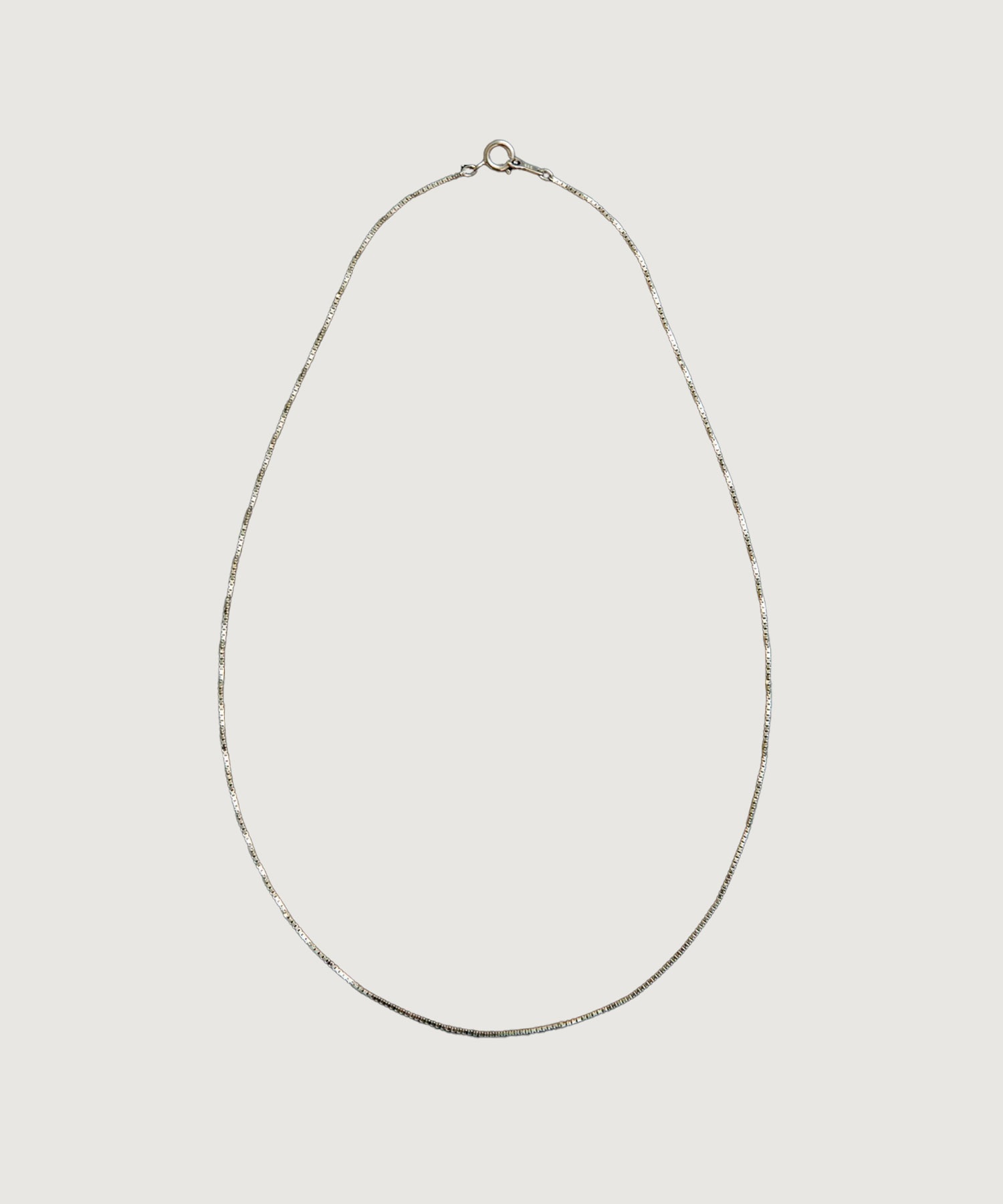 ベネチアンチェーン ショートネックレス (SILVER925)(シルバー-F)