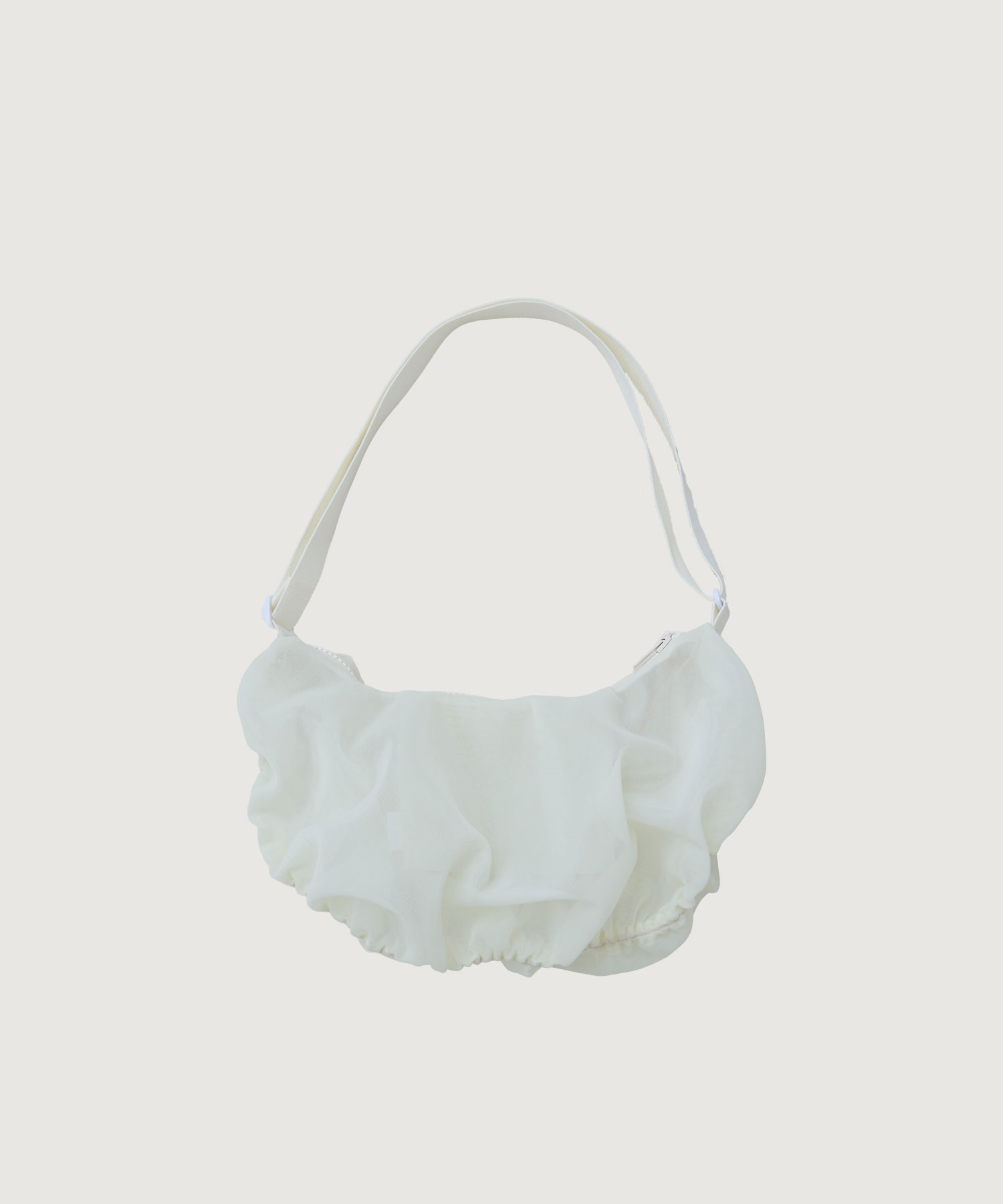 【予約販売】シアーダンボール ラウンドギャザー バッグ