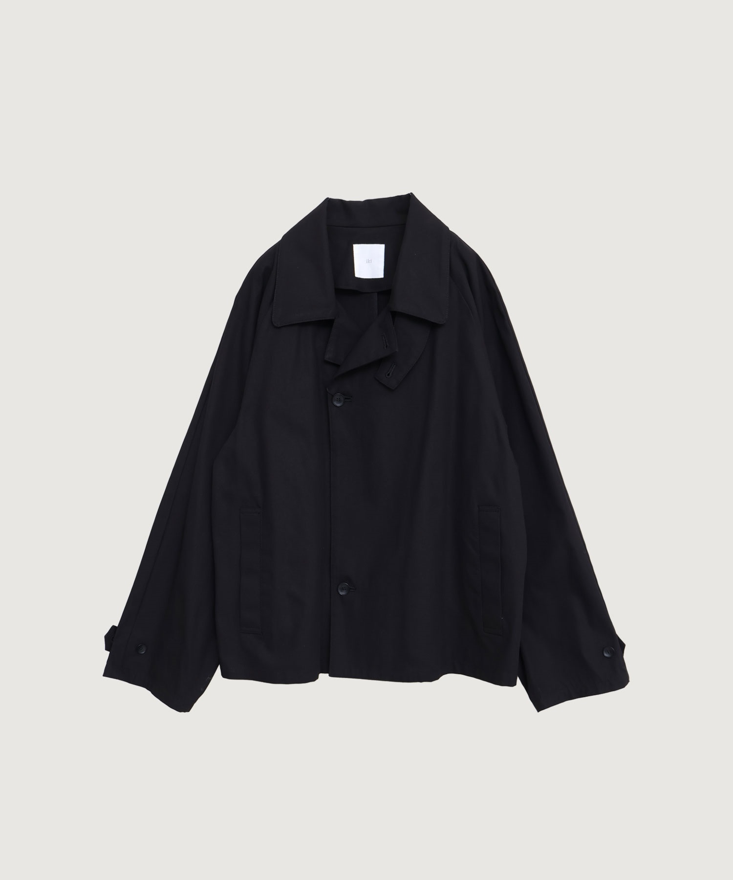 GVZギャバ ラグランショート コート