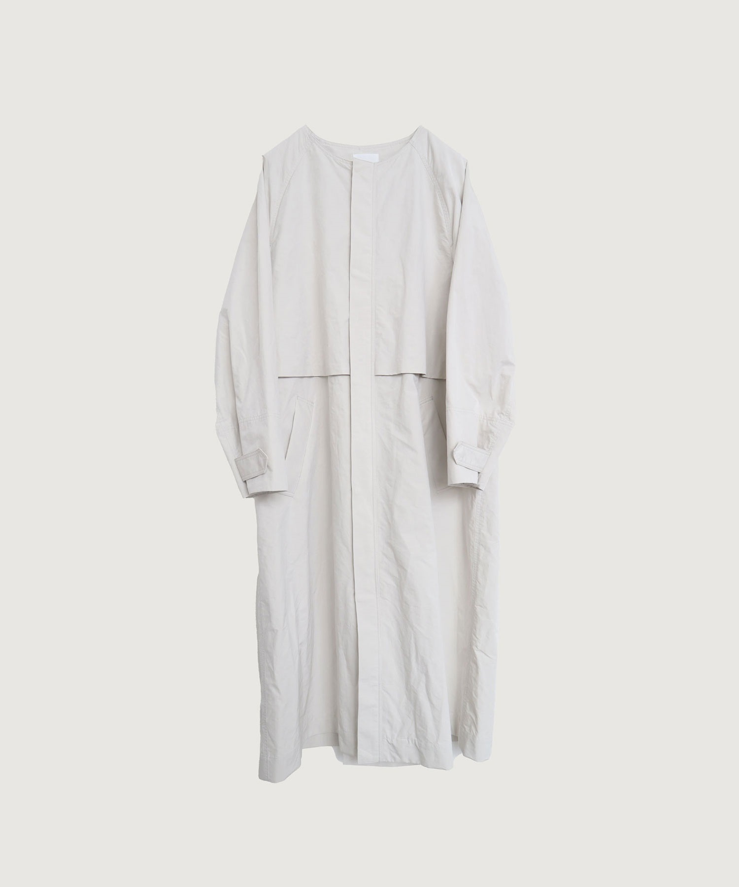 ピーチスキンタフタ ロング コート