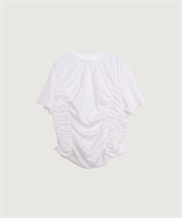 ●スワイ天竺 ラウンドシャーリング Tシャツ(シロ-F)