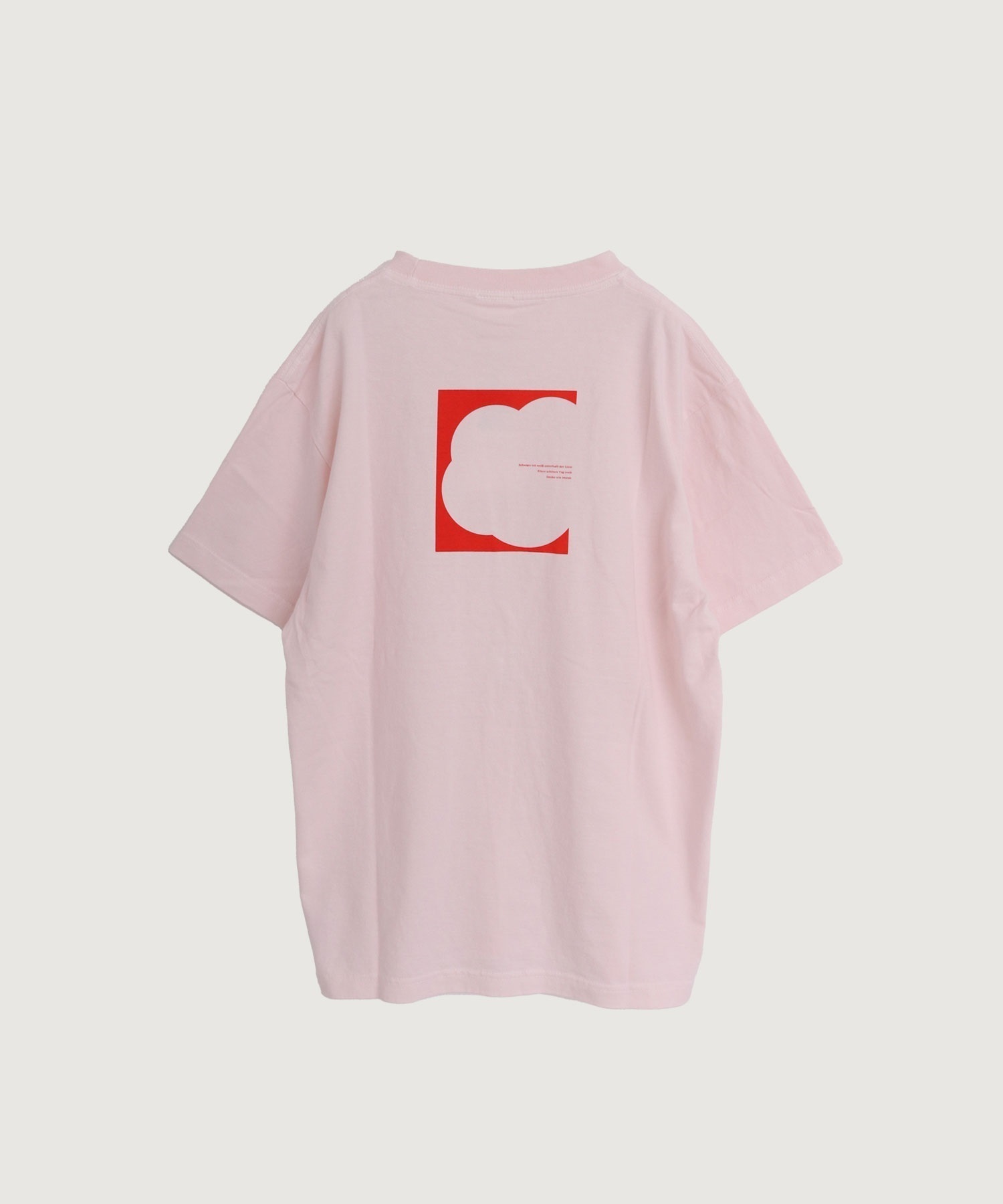 セミコーマ天竺 バックプリント Tシャツ