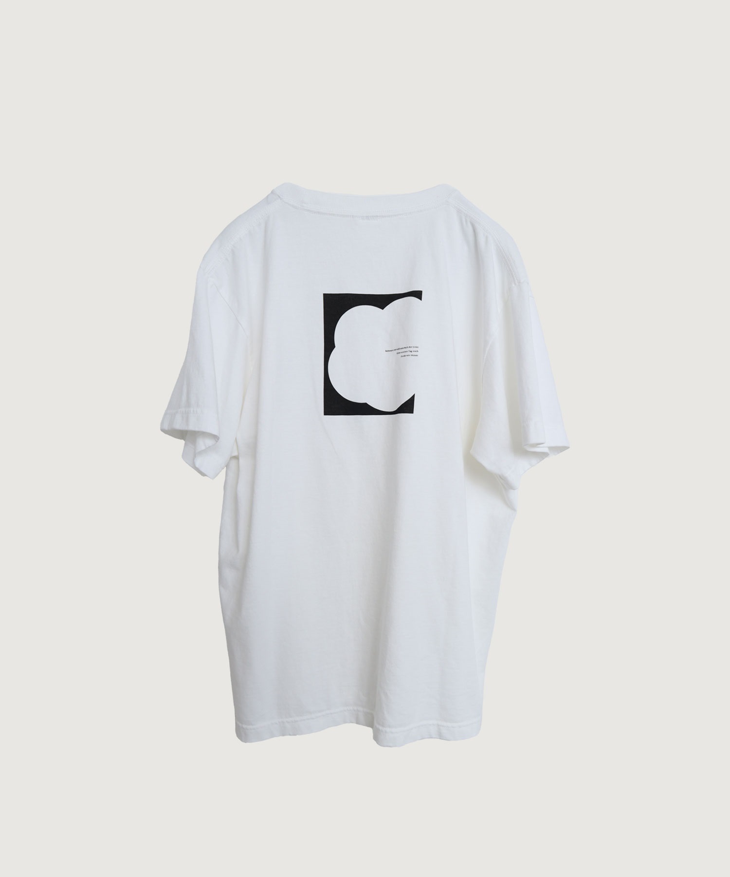 セミコーマ天竺 バックプリント Tシャツ