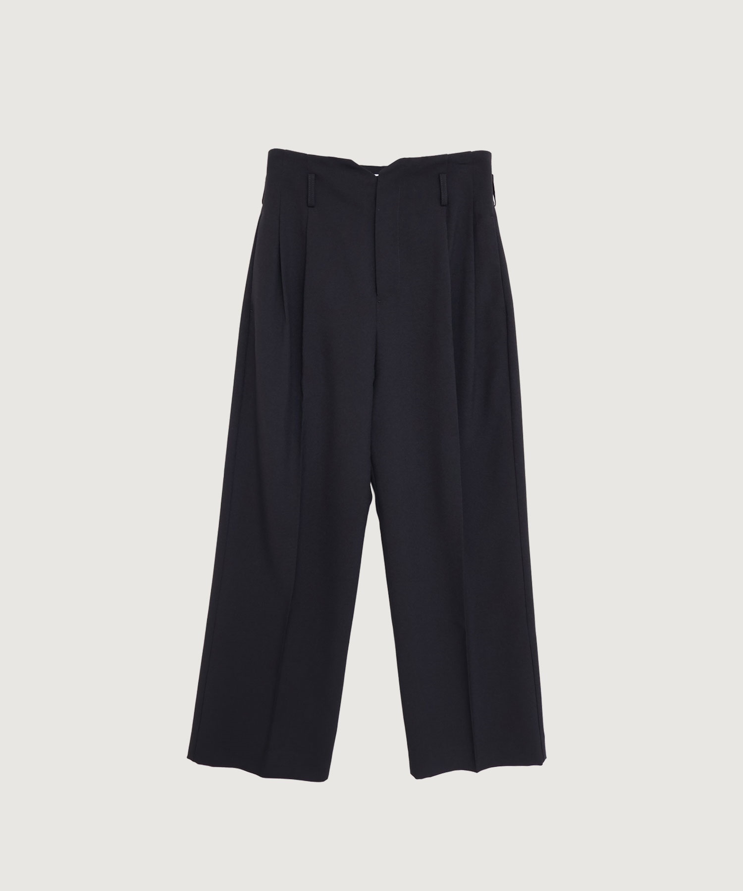 トロピカルワッシャー ハイウエストツータックパンツ