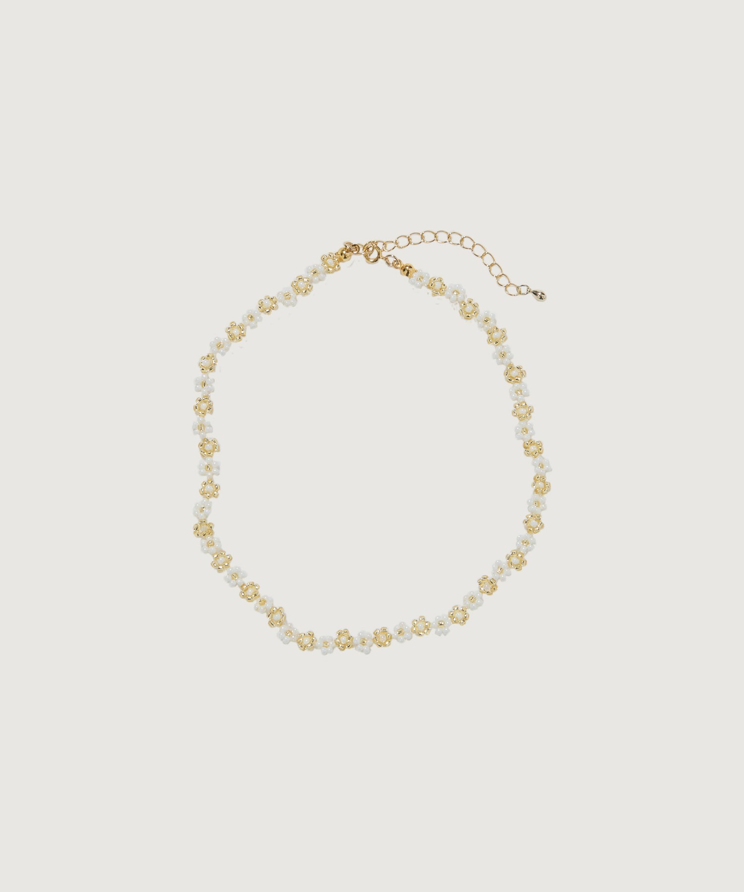 【予約販売】tiny garden necklace(ゴールド-F)