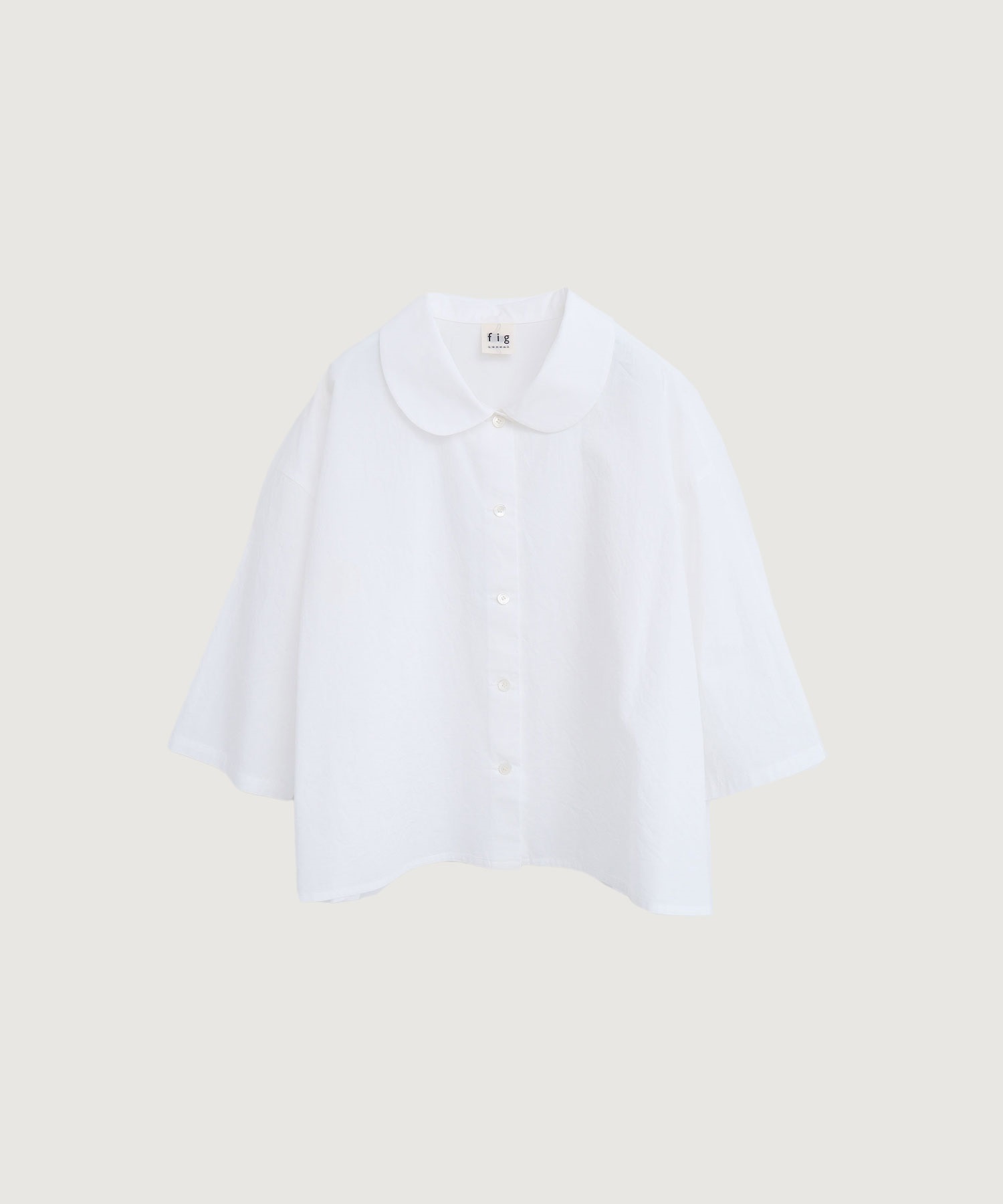 【予約販売】round collar shirt