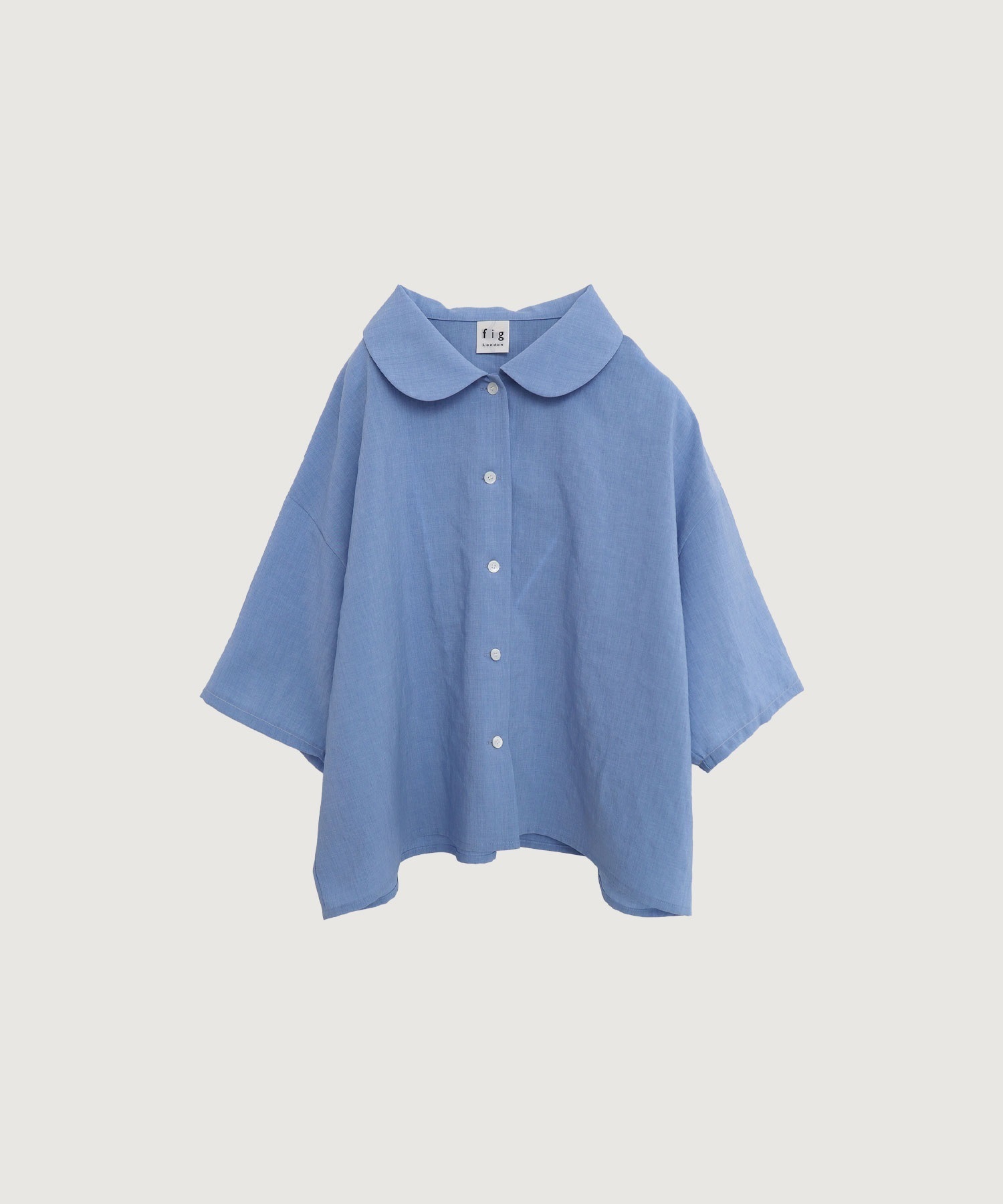【予約販売】round collar shirt