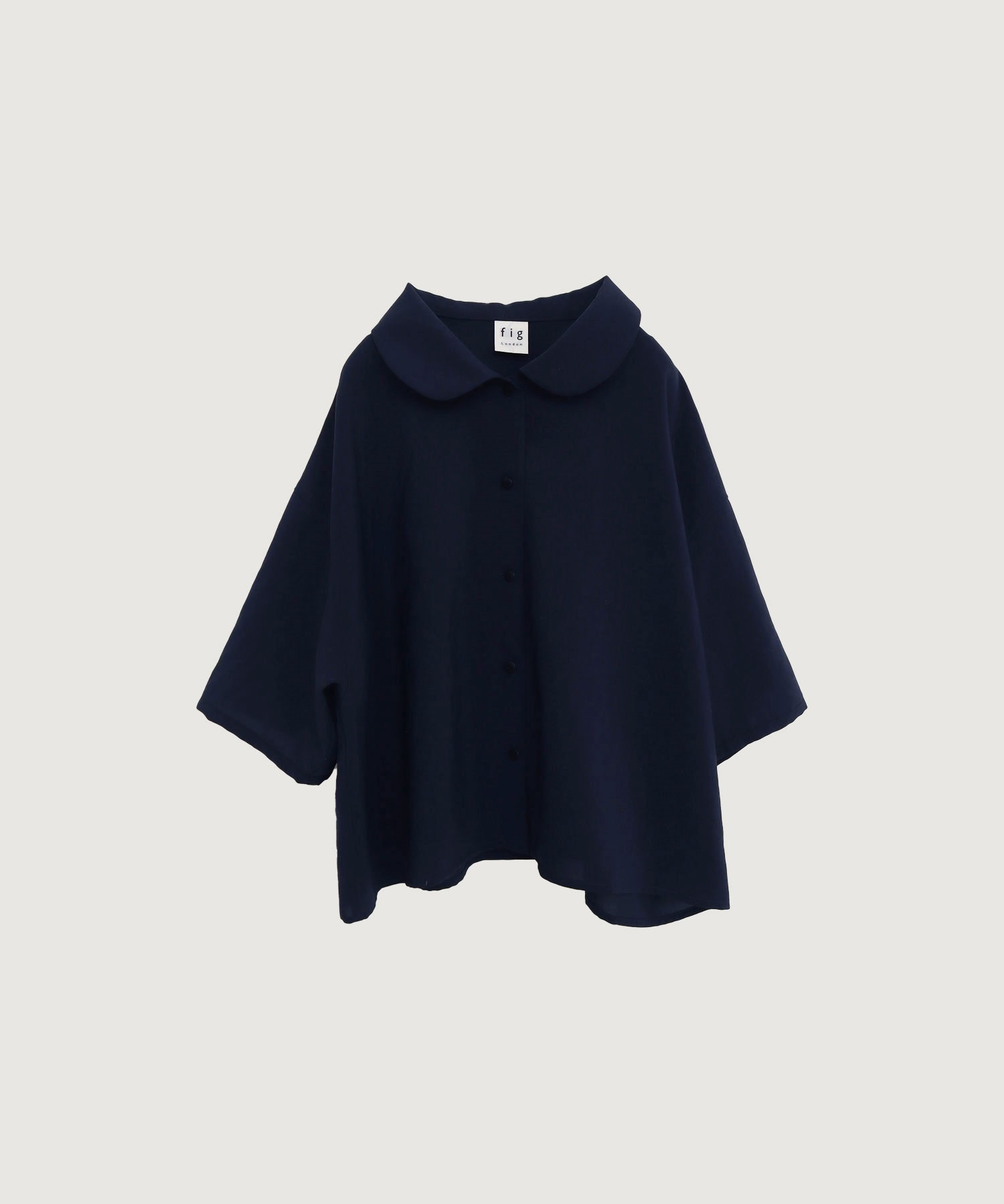 【予約販売】round collar shirt
