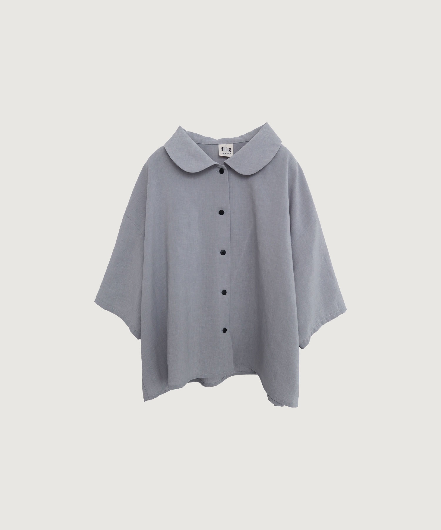 【予約販売】round collar shirt