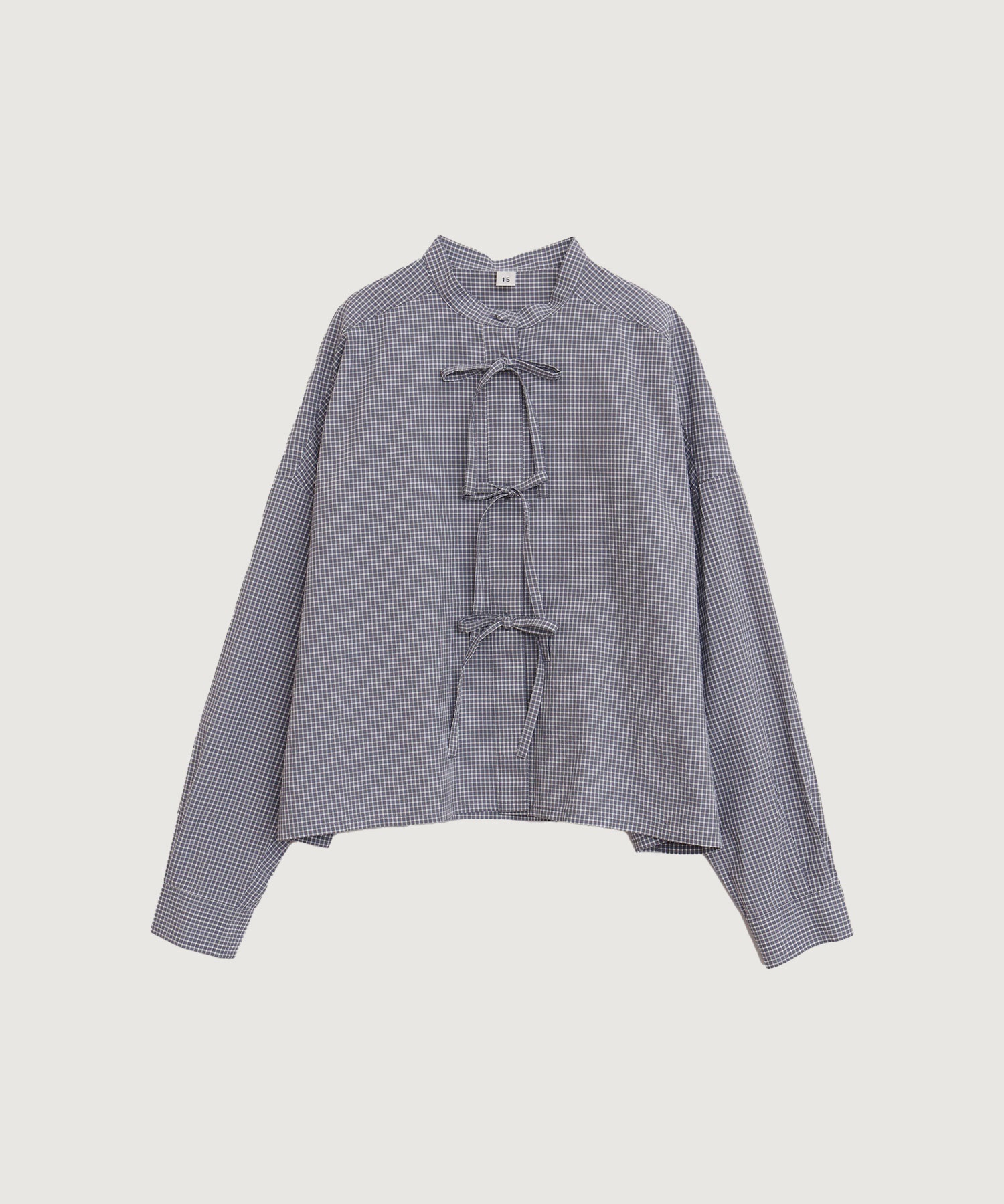 【予約販売】ribbon shirt