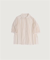 Cotton cupra washer Daisy blouse(キナリ-F)