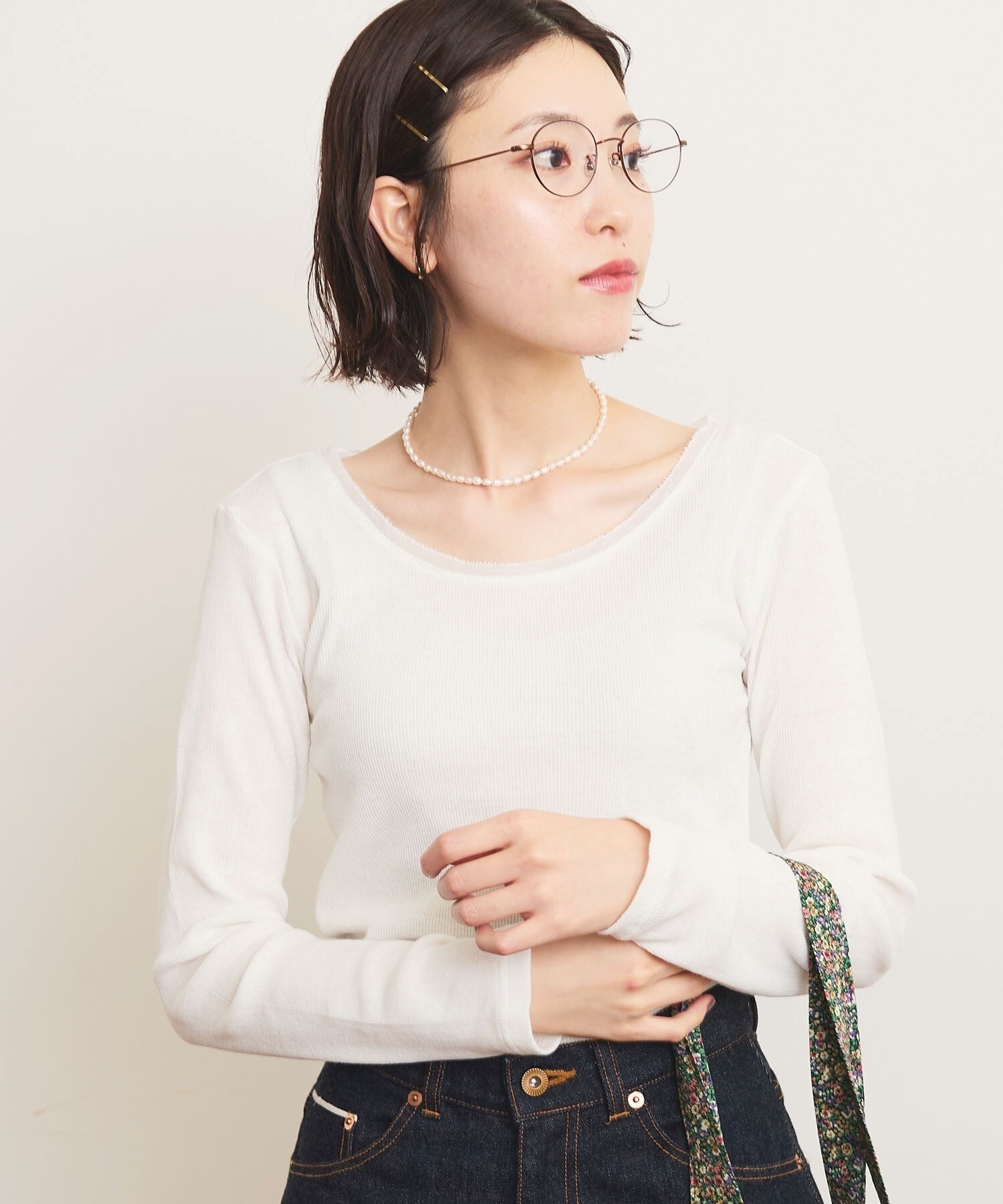 ジンバテレコ　ロングスリーブ プルオーバー