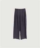 【予約販売】CottonCupra twill pants(クロ-F)