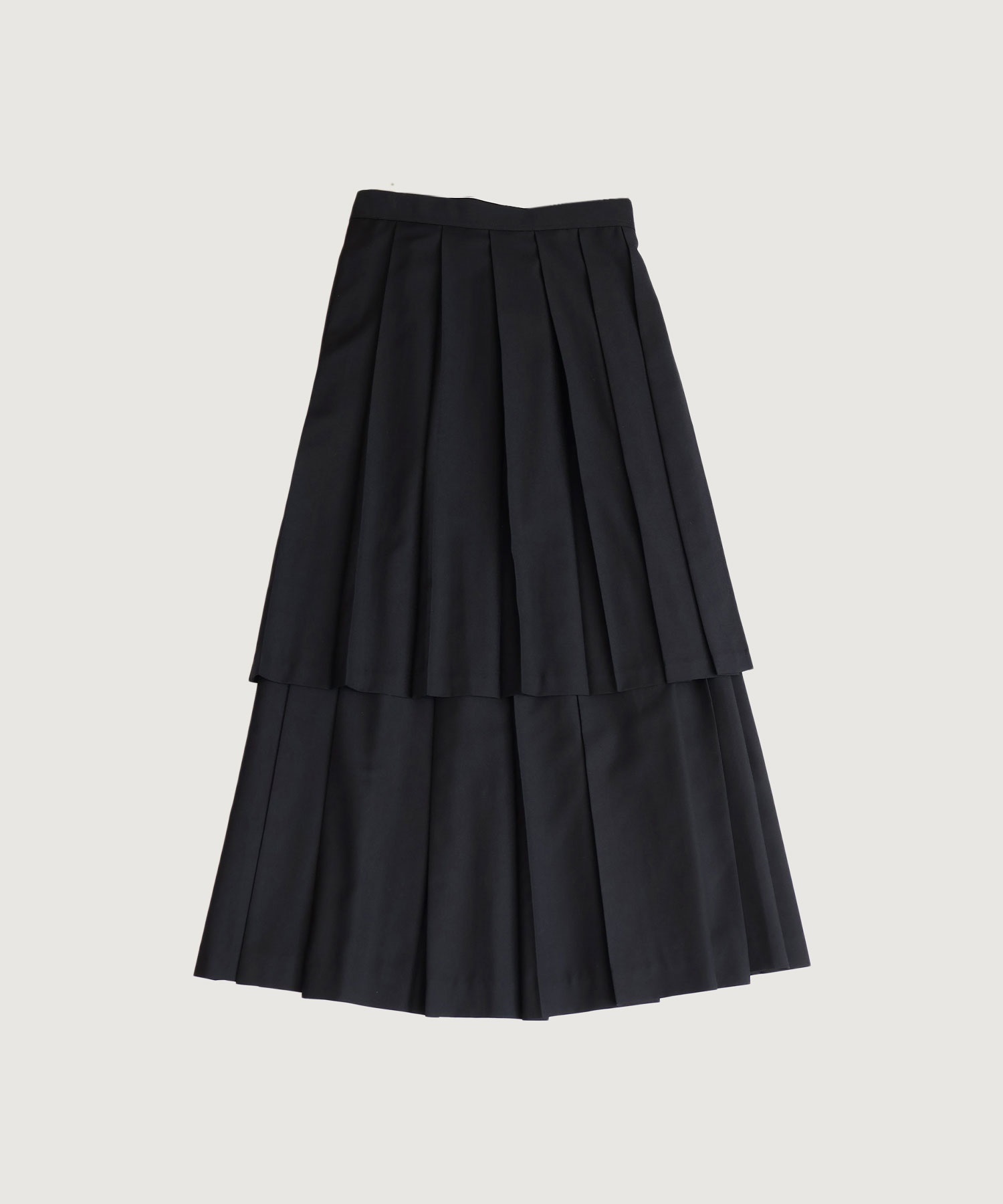 apron pleats skirt