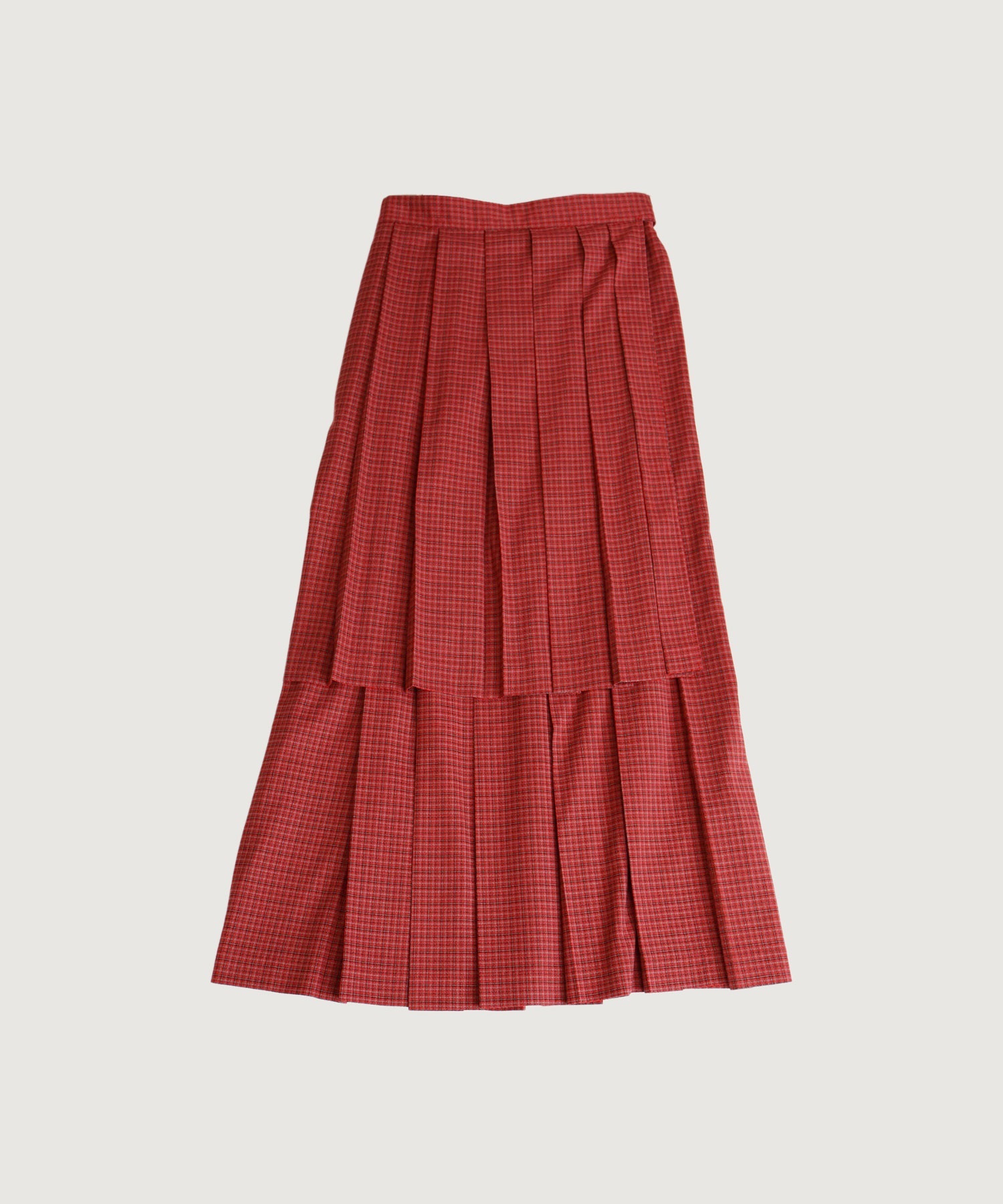 apron pleats skirt