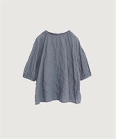 Tシャツみたいなブラウス(ブルー系その他-F)