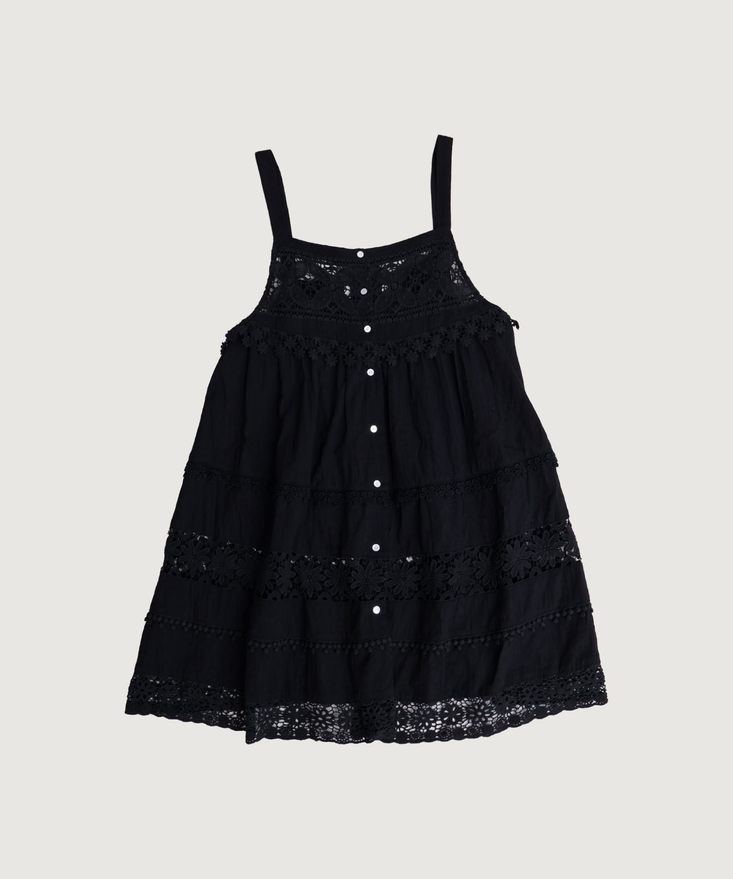 【予約販売】つぎはぎレース パッチワークキャミブラウス