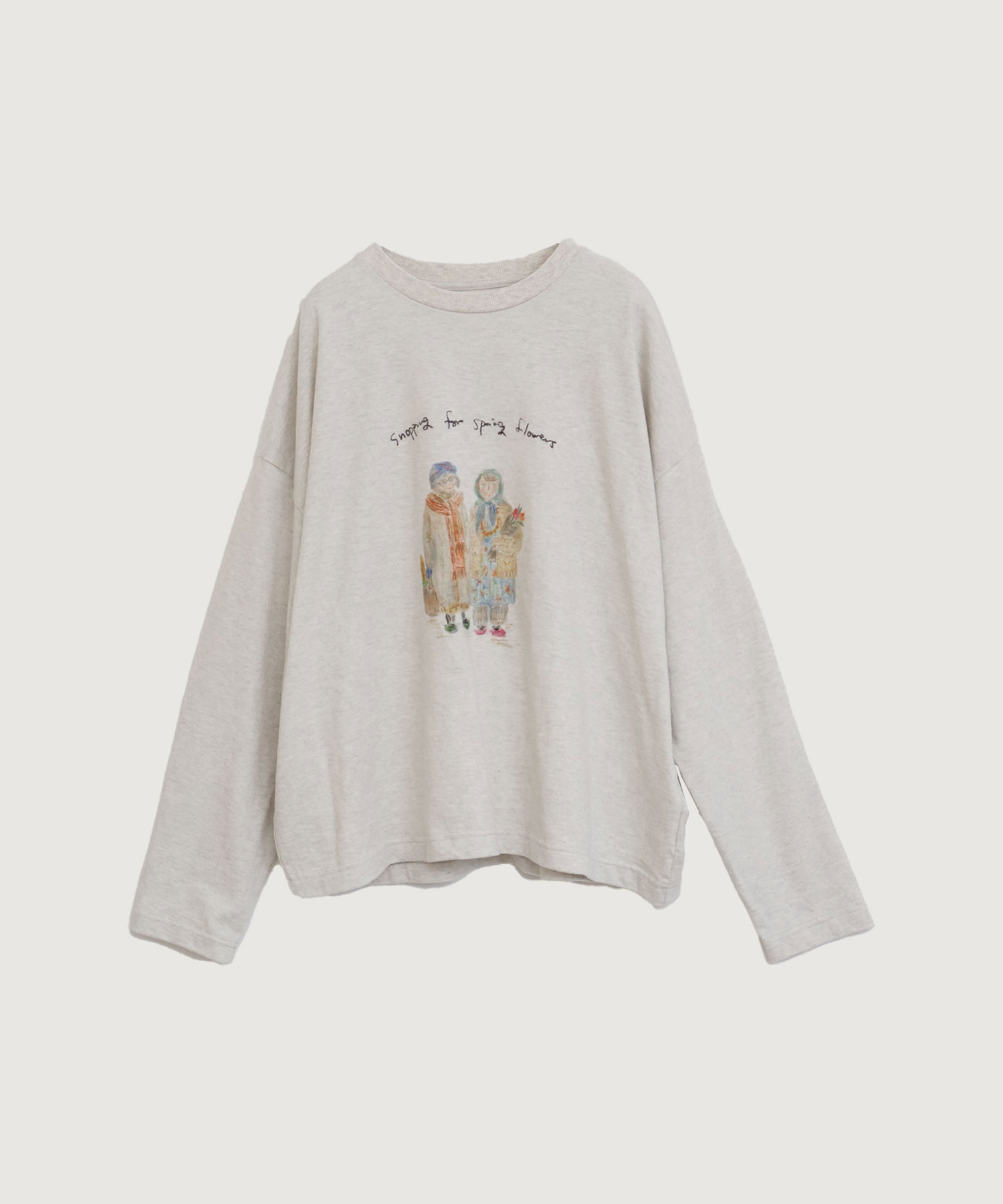 【予約販売】冬の終わりの、お散歩おばあちゃんT