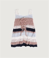 ぽつぽつ糸のcraft　knitベスト(コン-F)