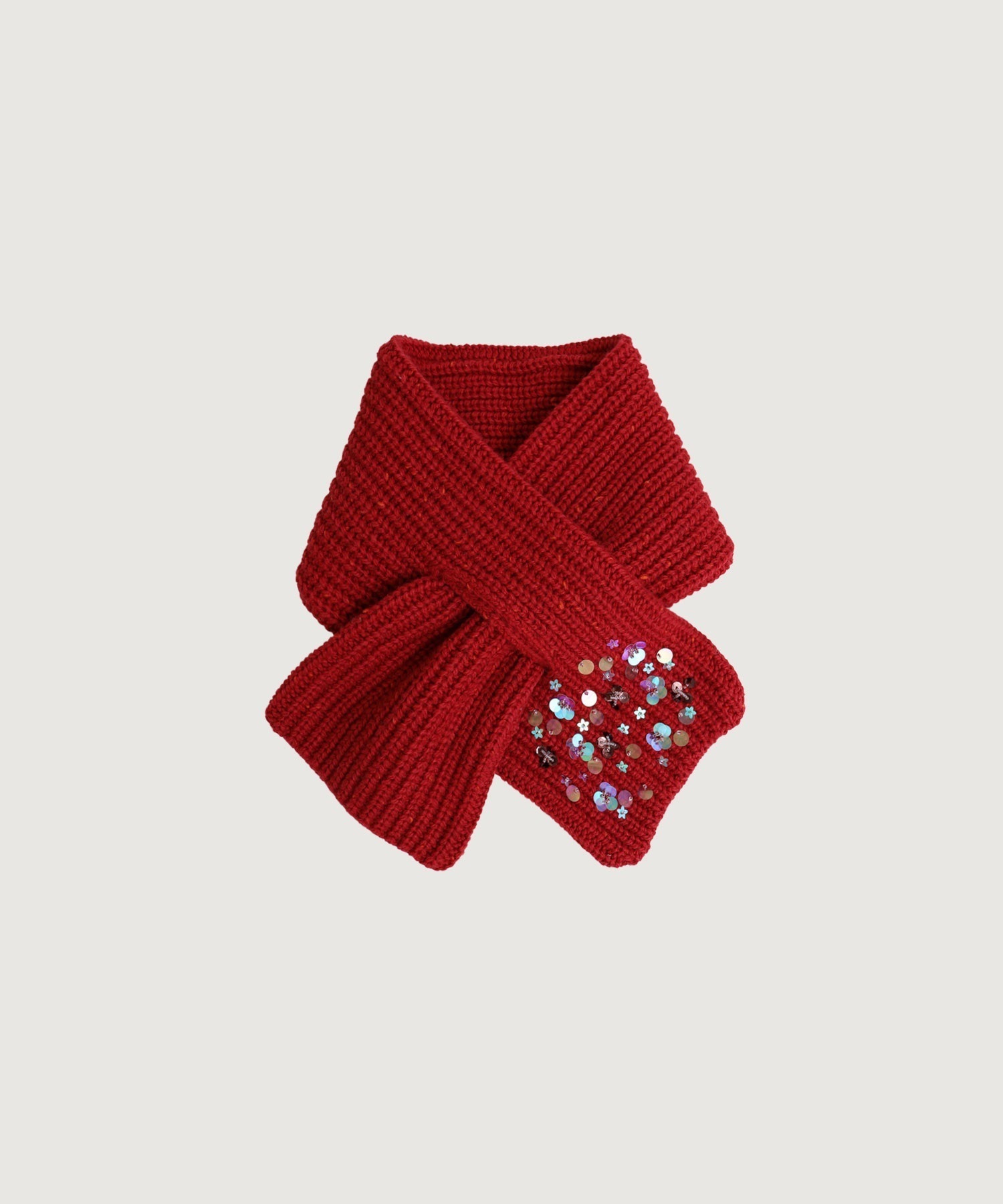 【予約販売】ビーズ刺繍　宝石みたいなティペット