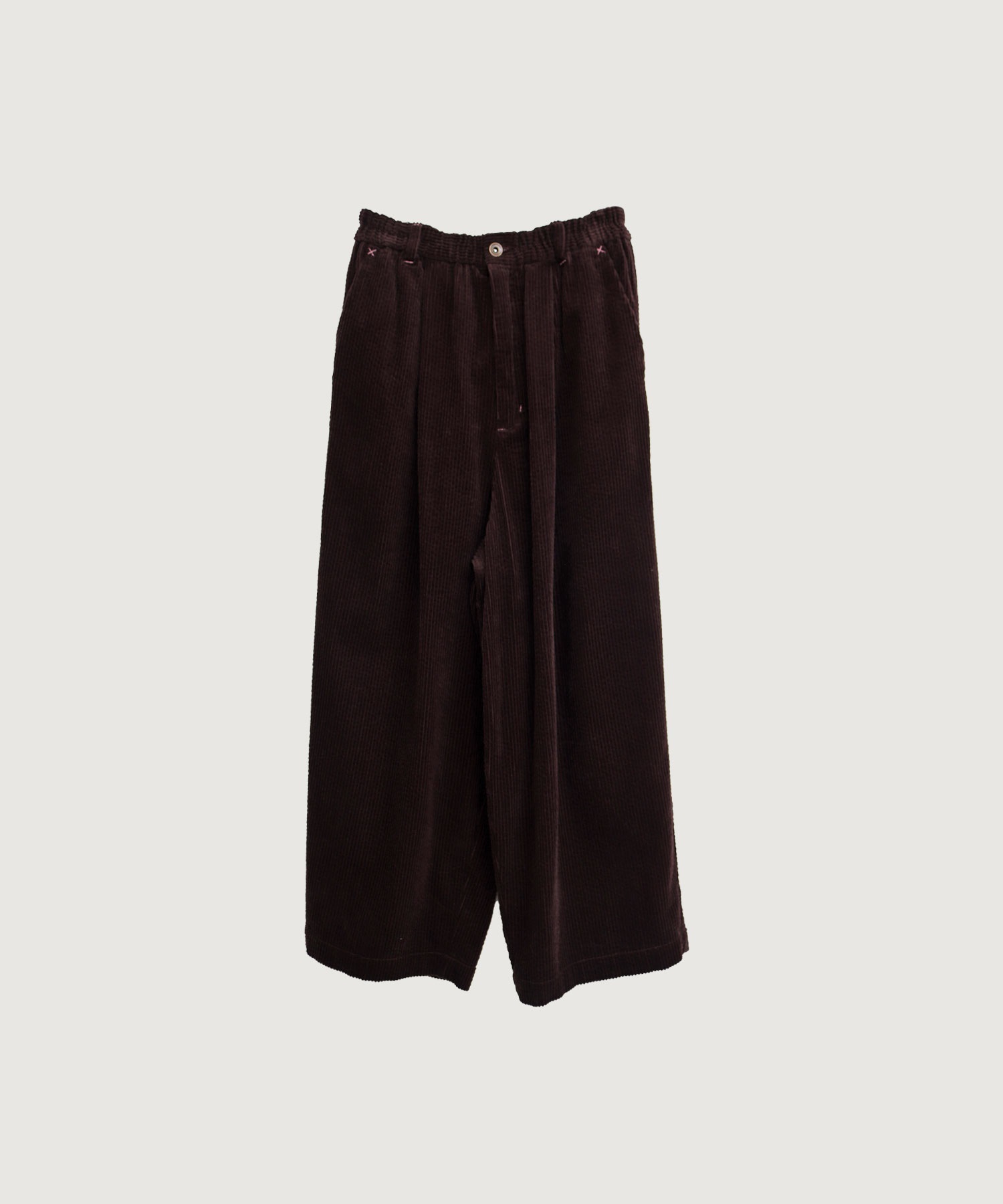 6Wコーデュロイ　ちょいまるパンツ