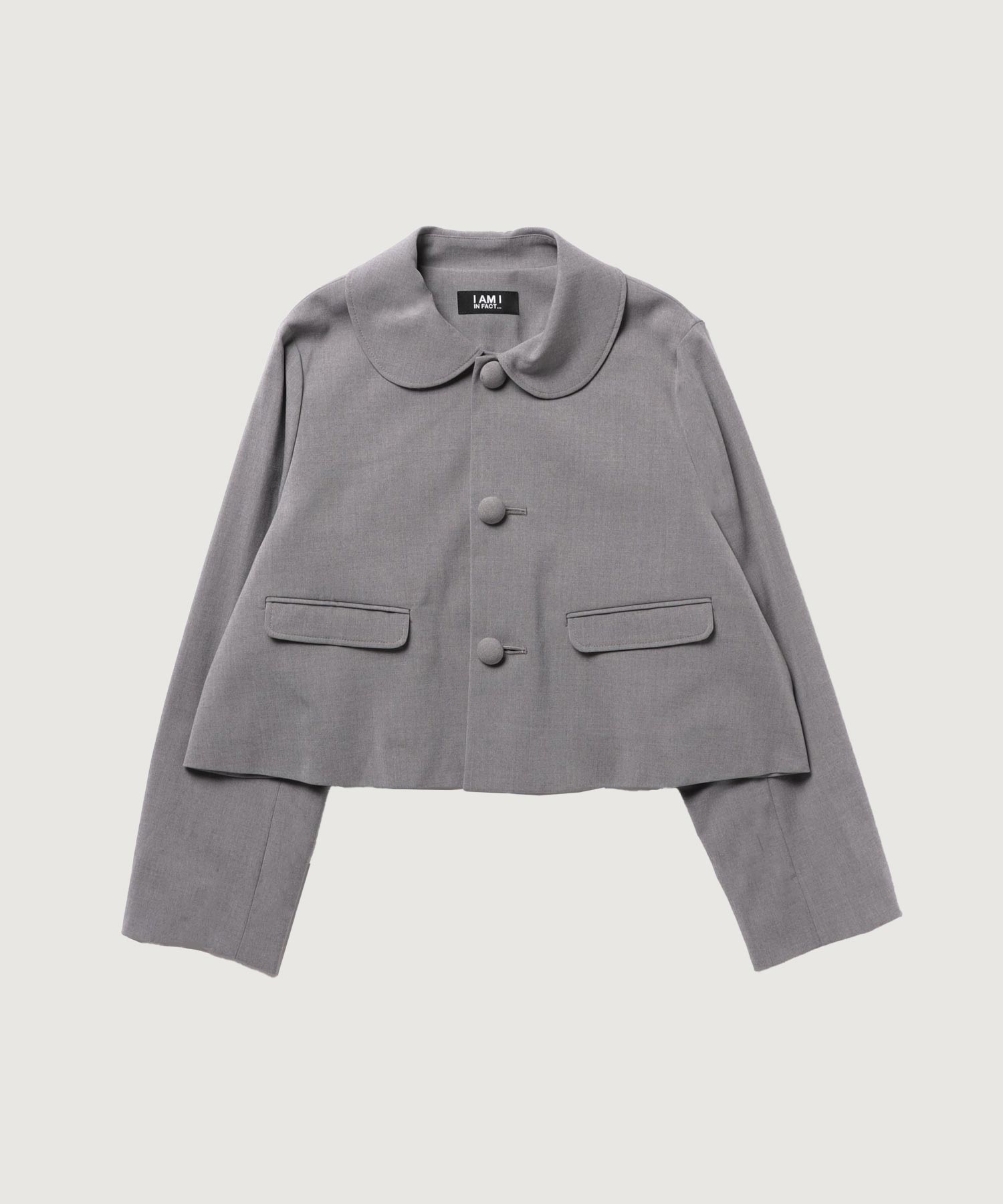 丸襟ショート ジャケット