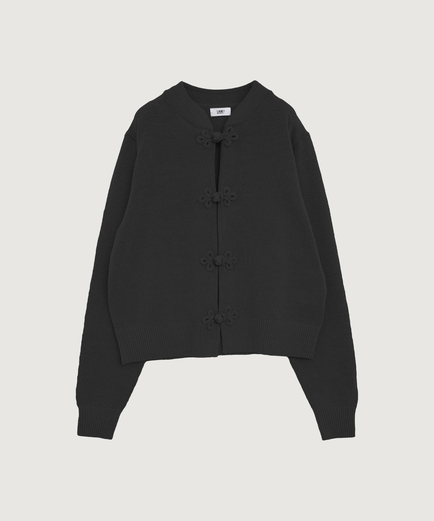 COTTON NYLON 華釦 カーディガン