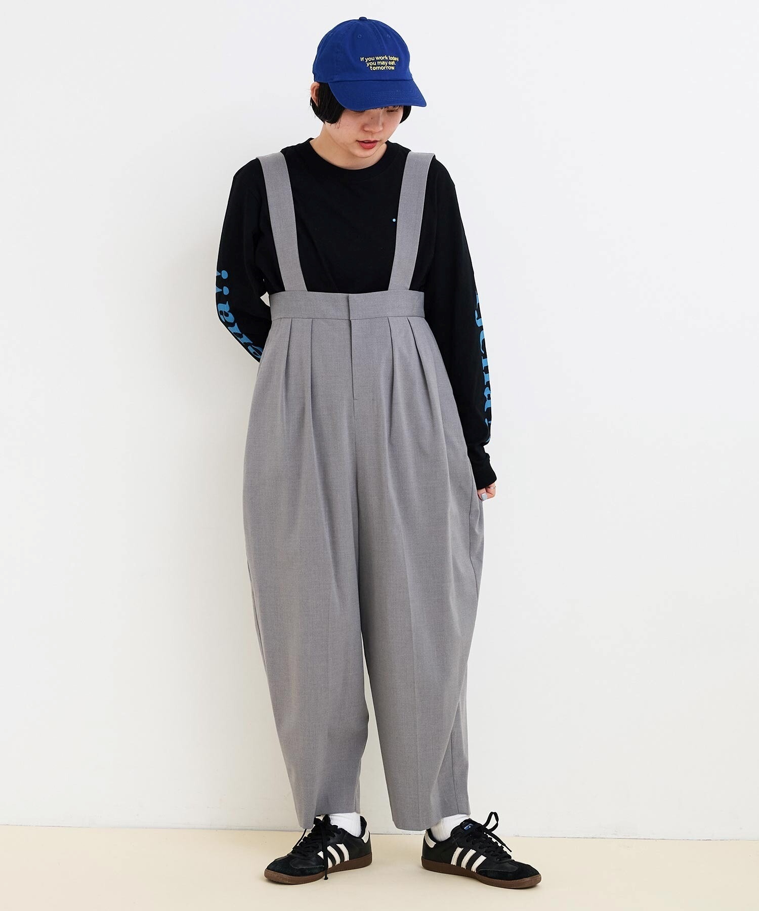 BON BON タックつりパンツ