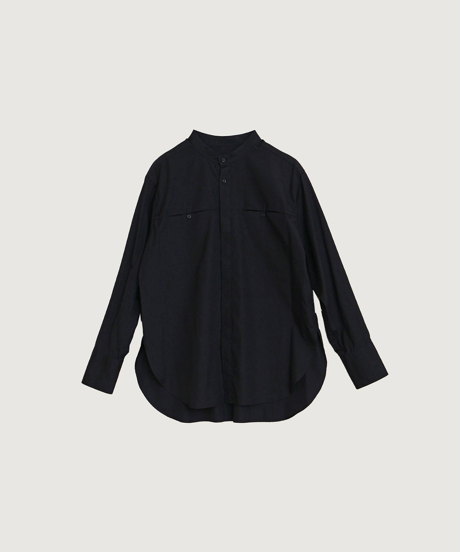 【予約販売】100/２ブロード スタンドカラー シャツ