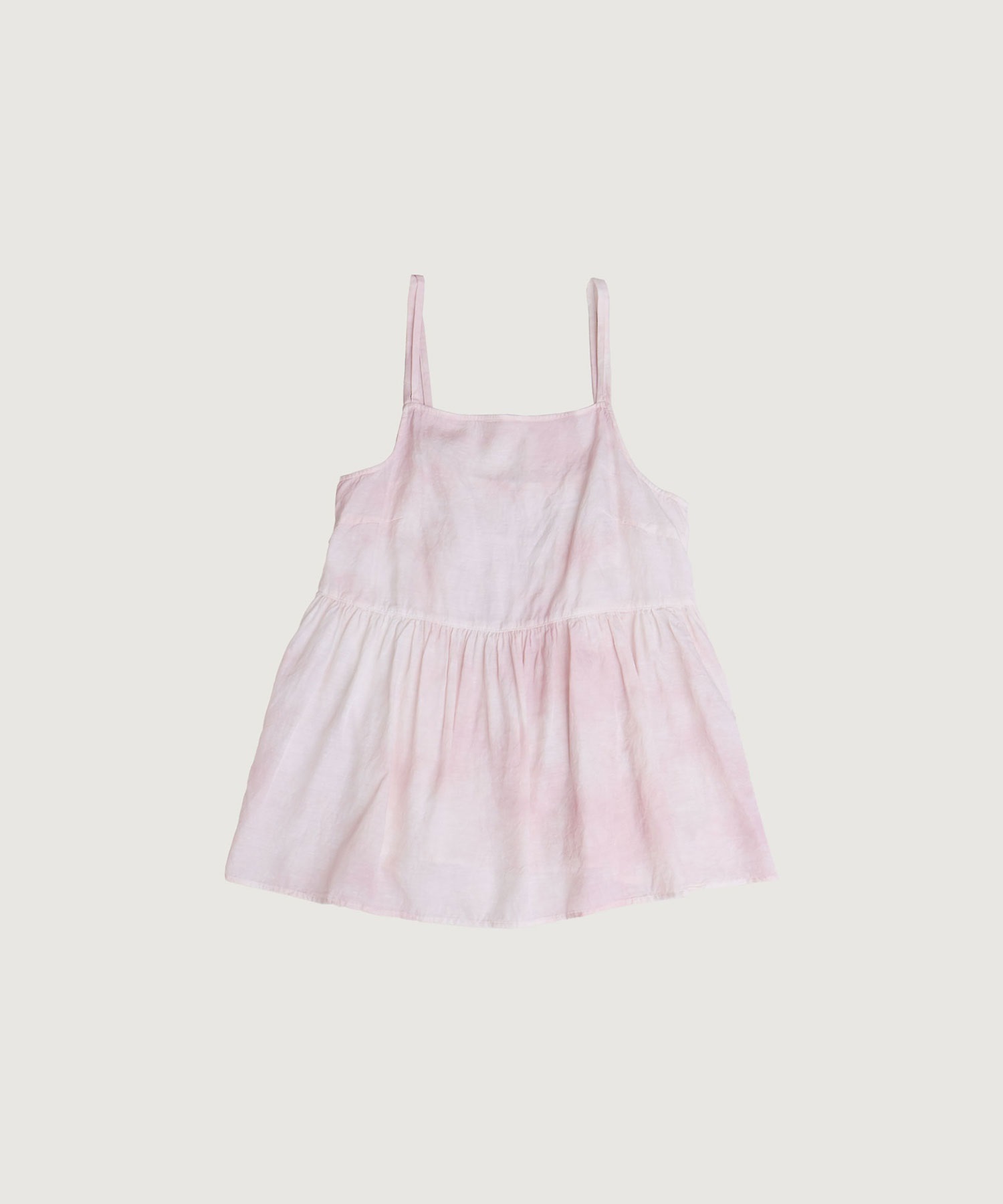 【予約販売】キュプラコットンラチネ 無回転染めキャミ ブラウス