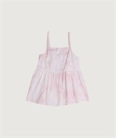 【予約販売】キュプラコットンラチネ 無回転染めキャミ ブラウス(ピンク-F)