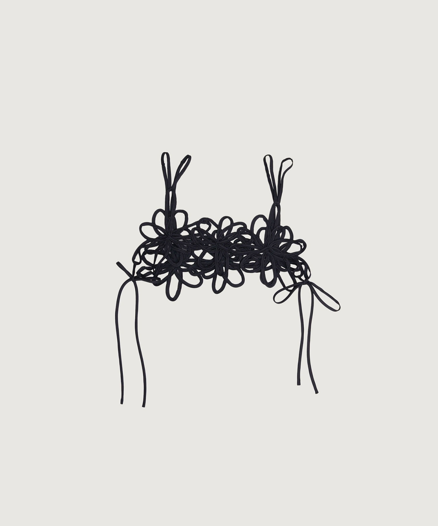 【予約販売】パイピングテープ刺繍 ループデザインキャミ プルオーバー