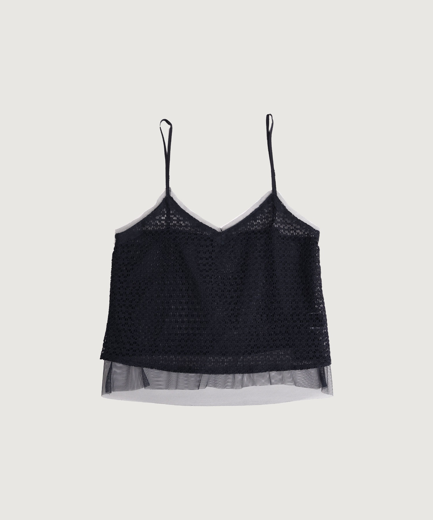 【予約販売】綿ナイロンレース キャミソール