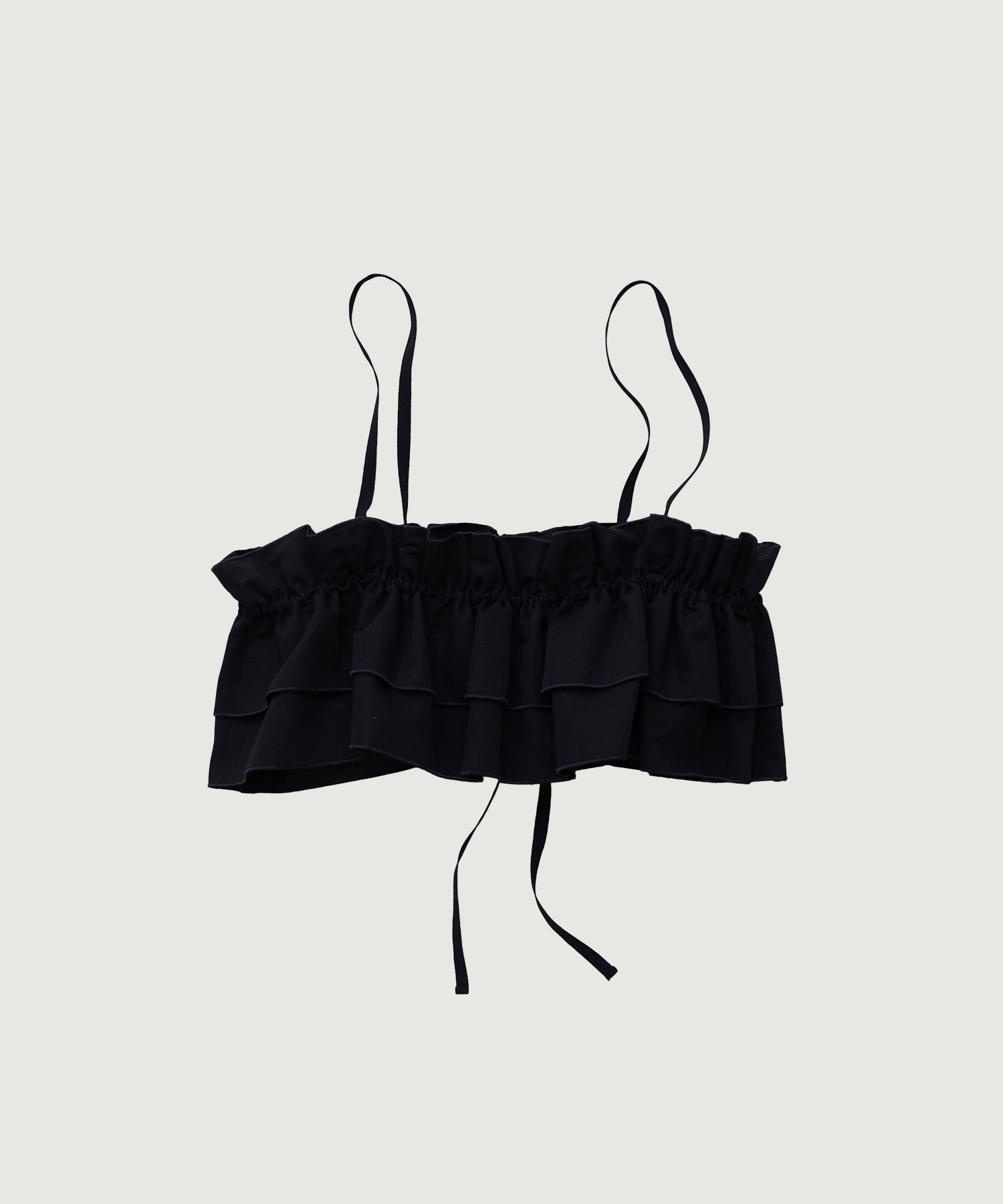 コットングログラン ギャザー ビスチェ