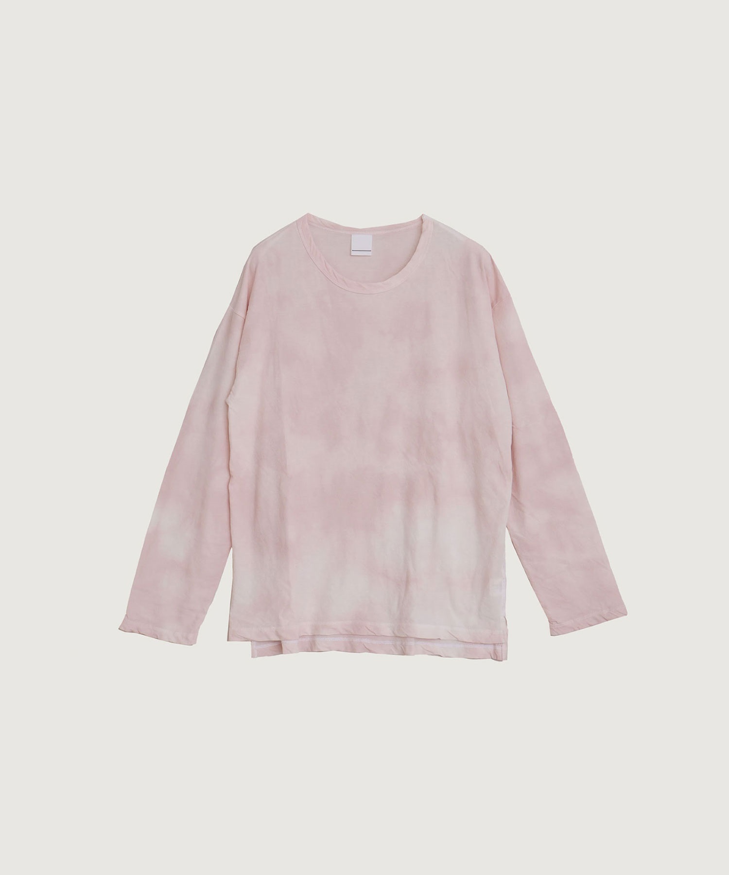 【予約販売】80/2GV天竺 無回転染ゆる ロンT