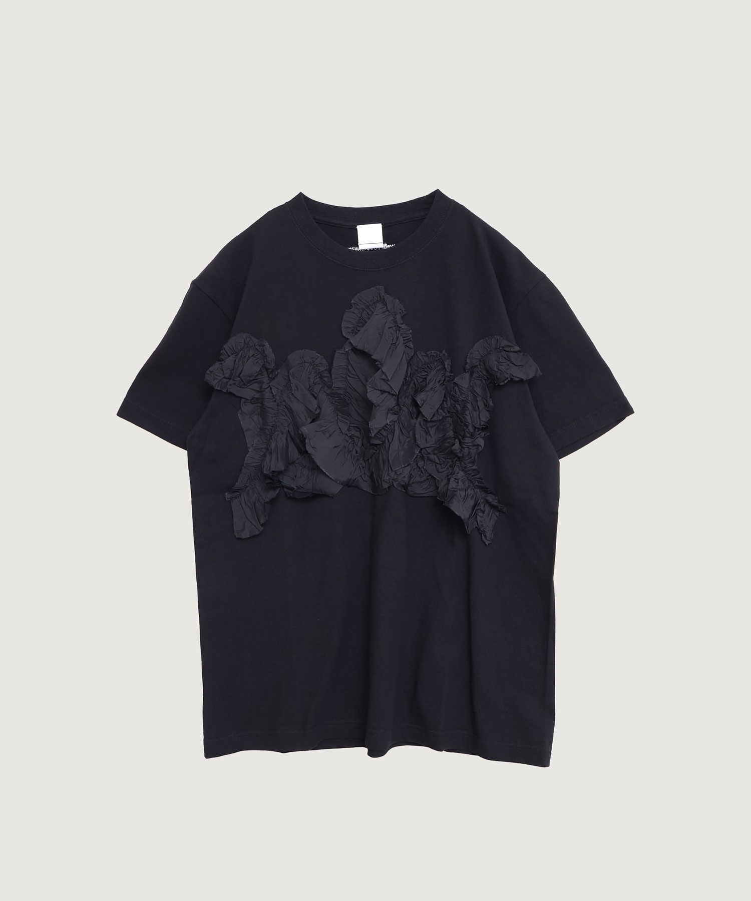 キュプラテープ刺繍 ジグザグモチーフ Tシャツ