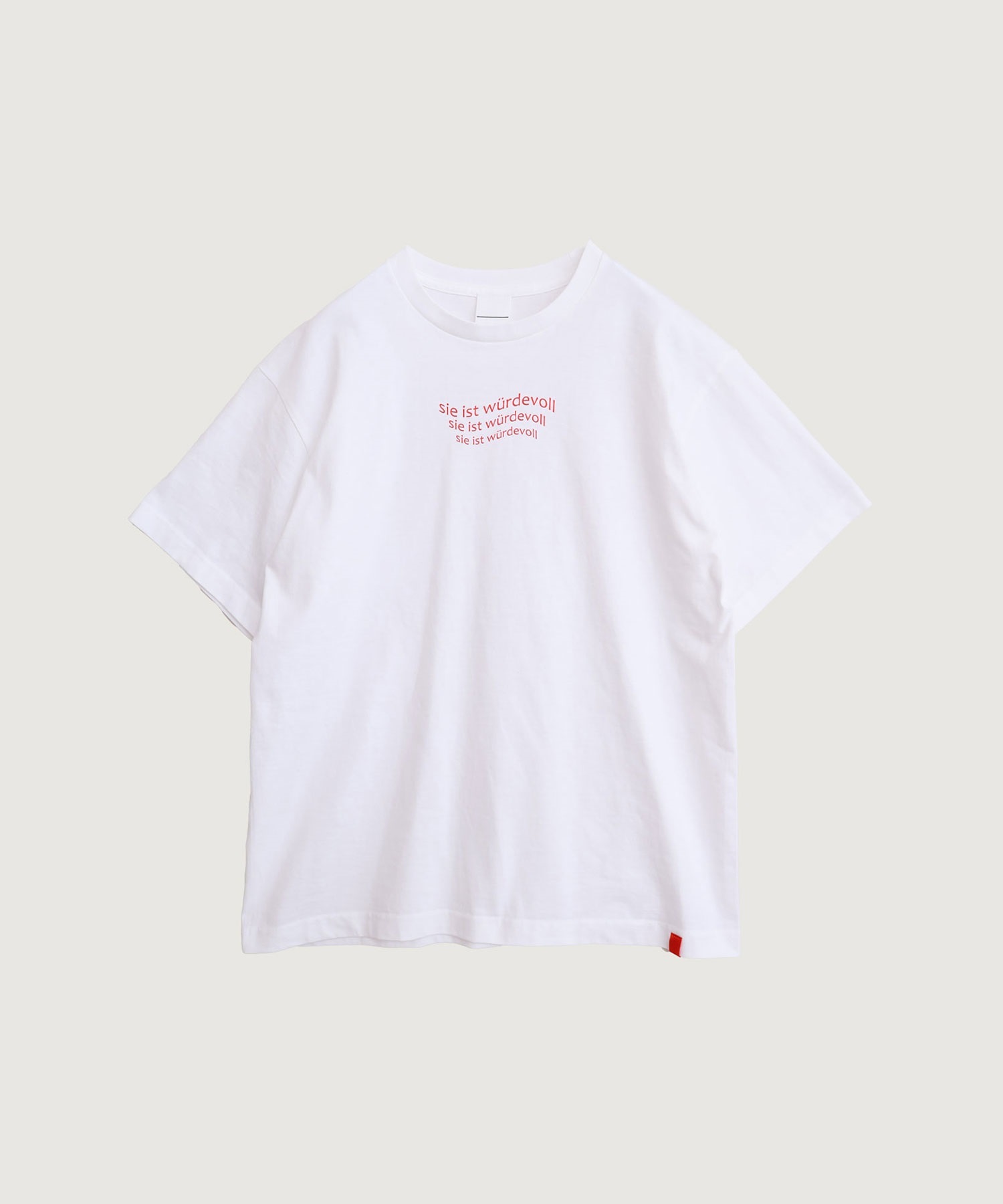 【予約販売】ファインジャージー天竺 ウェーブロゴ Tシャツ