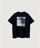 【予約販売】ファインジャージー天竺 ウェーブロゴ Tシャツ(クロ-F)