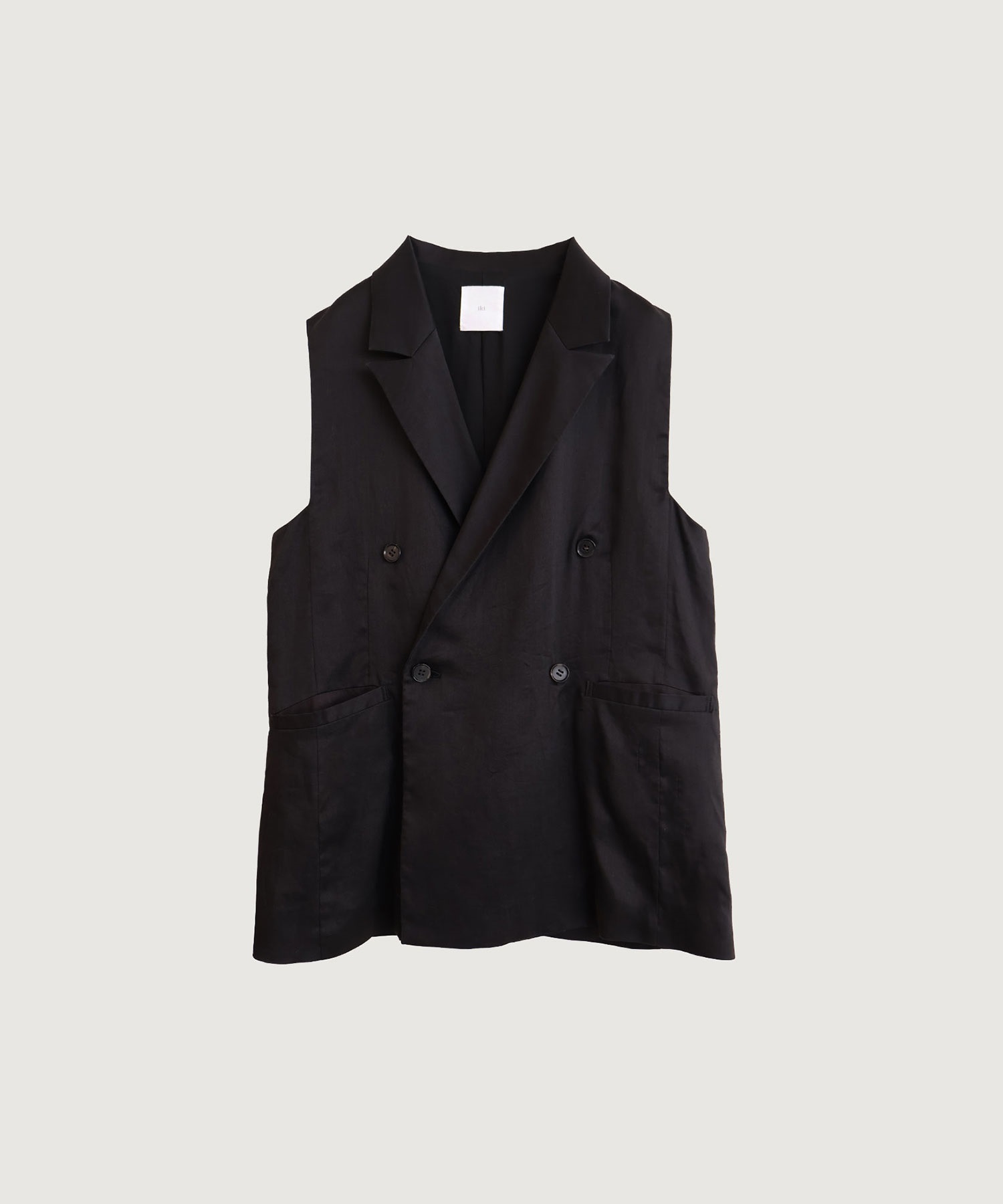 【予約販売】ラミーサテン テーラード ベスト