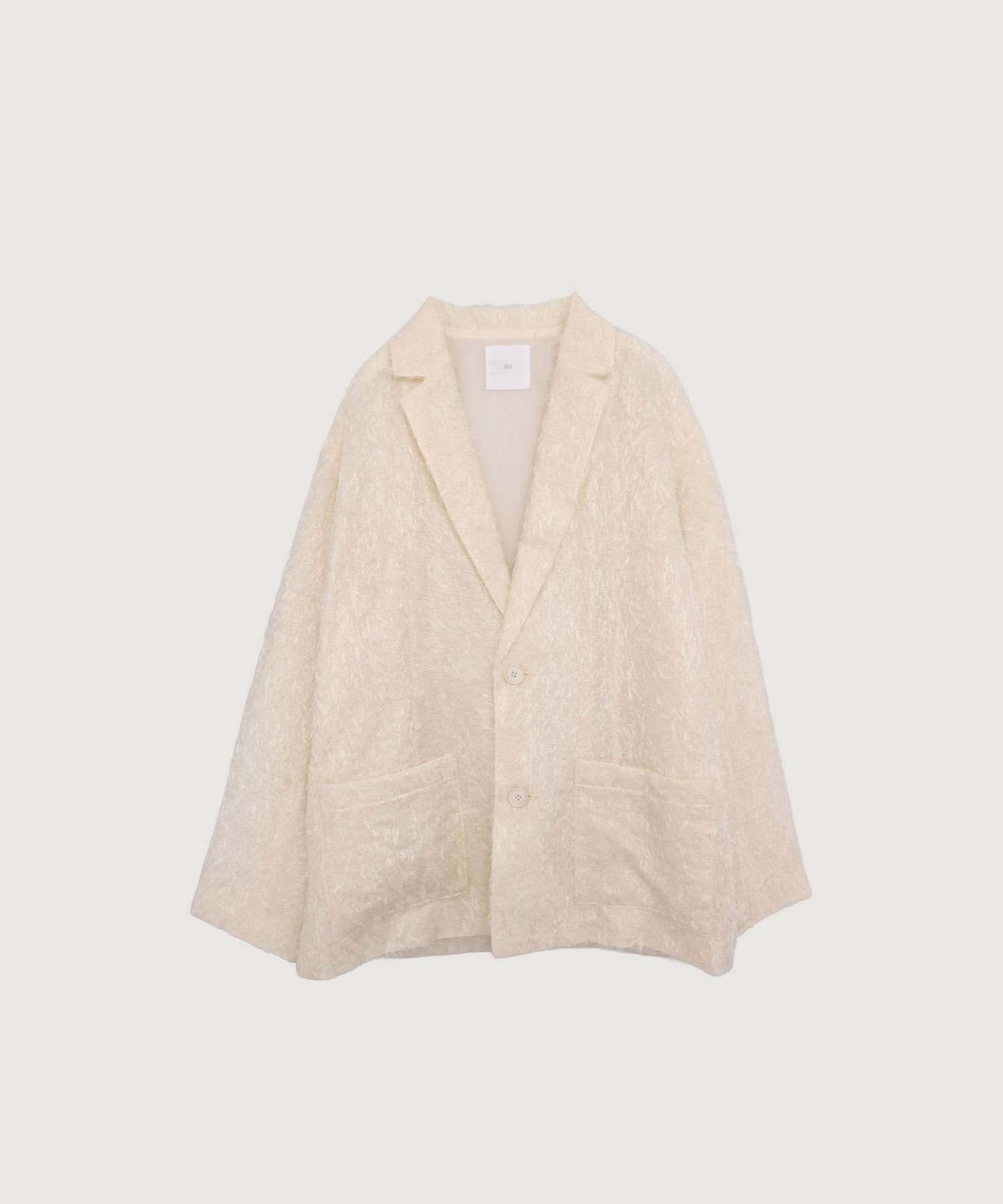 カットフェザージャカード ルーズ ジャケット