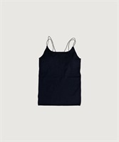 【予約販売】ナイロンレーヨン天竺 ブラキャミ プルオーバー(クロ-F)