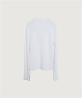 【予約販売】ガスコットンスムース ハーフネック プルオーバー(シロ-F)