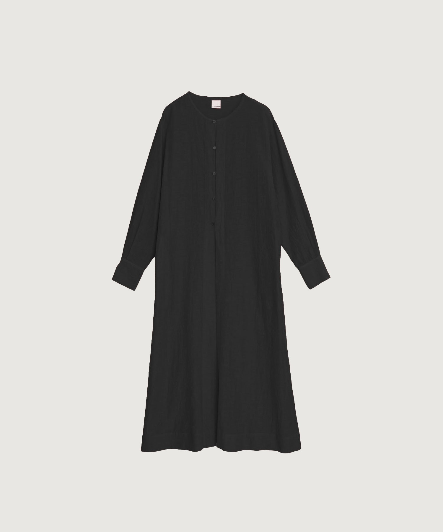 【予約販売】キュプラコットンリネン桐生シワ ロング ワンピース