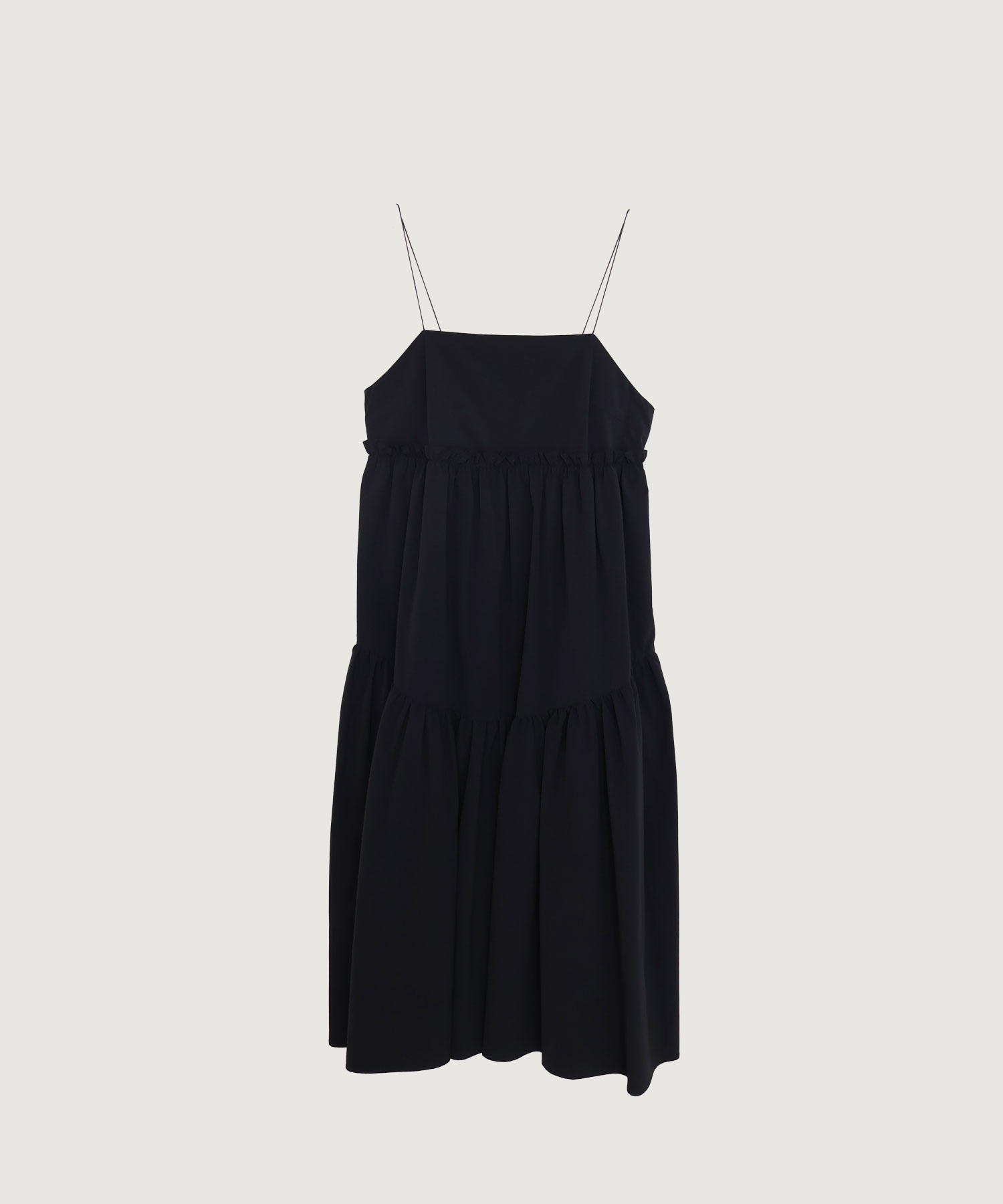 mauri ティアード キャミワンピース