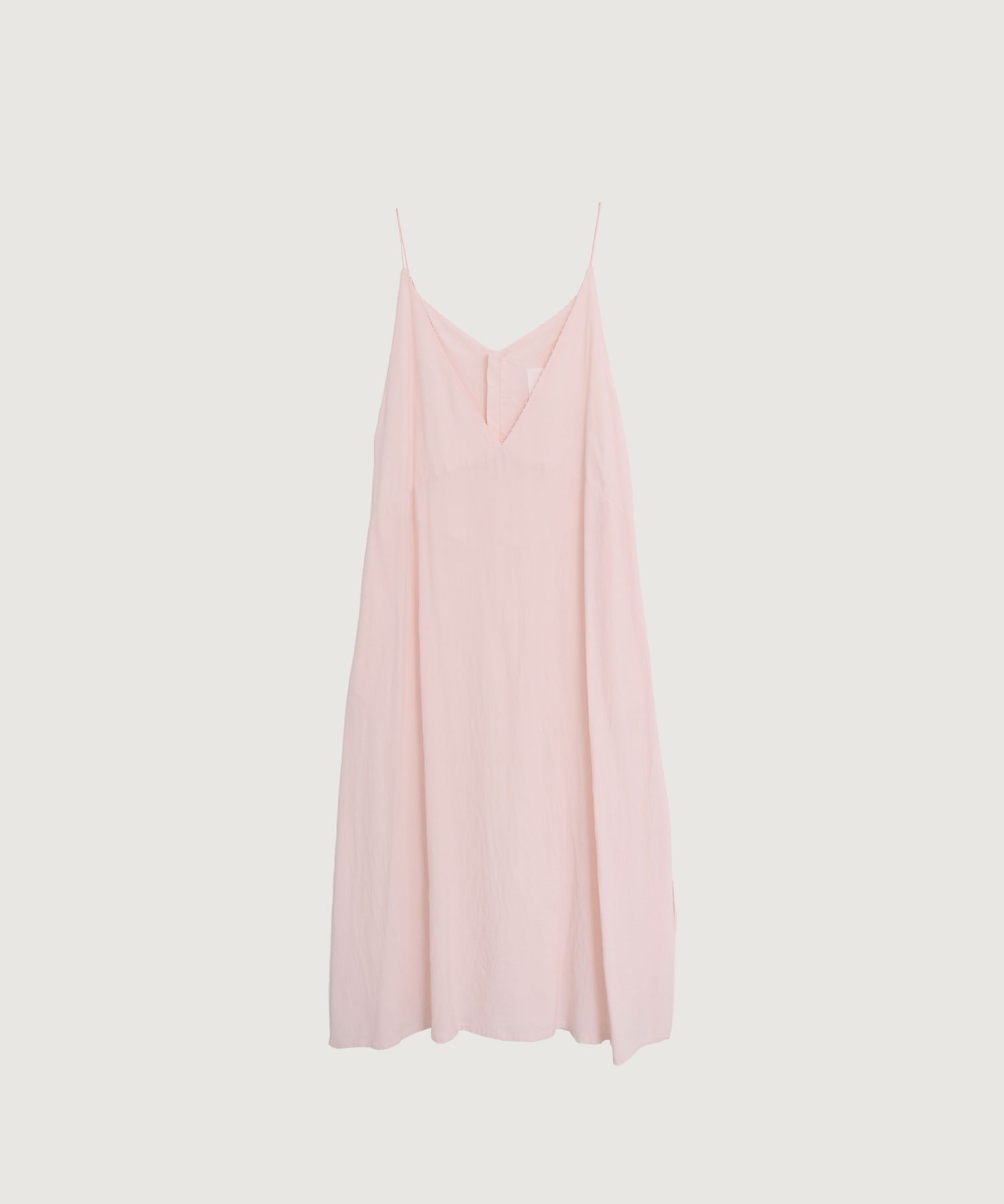 レーヨンちりめん刺繍 ロング キャミワンピース