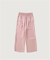アセテートサテン イージーパンツ(ピンク-F)