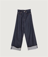 ローデニム ルーズ パンツ(コン-M)
