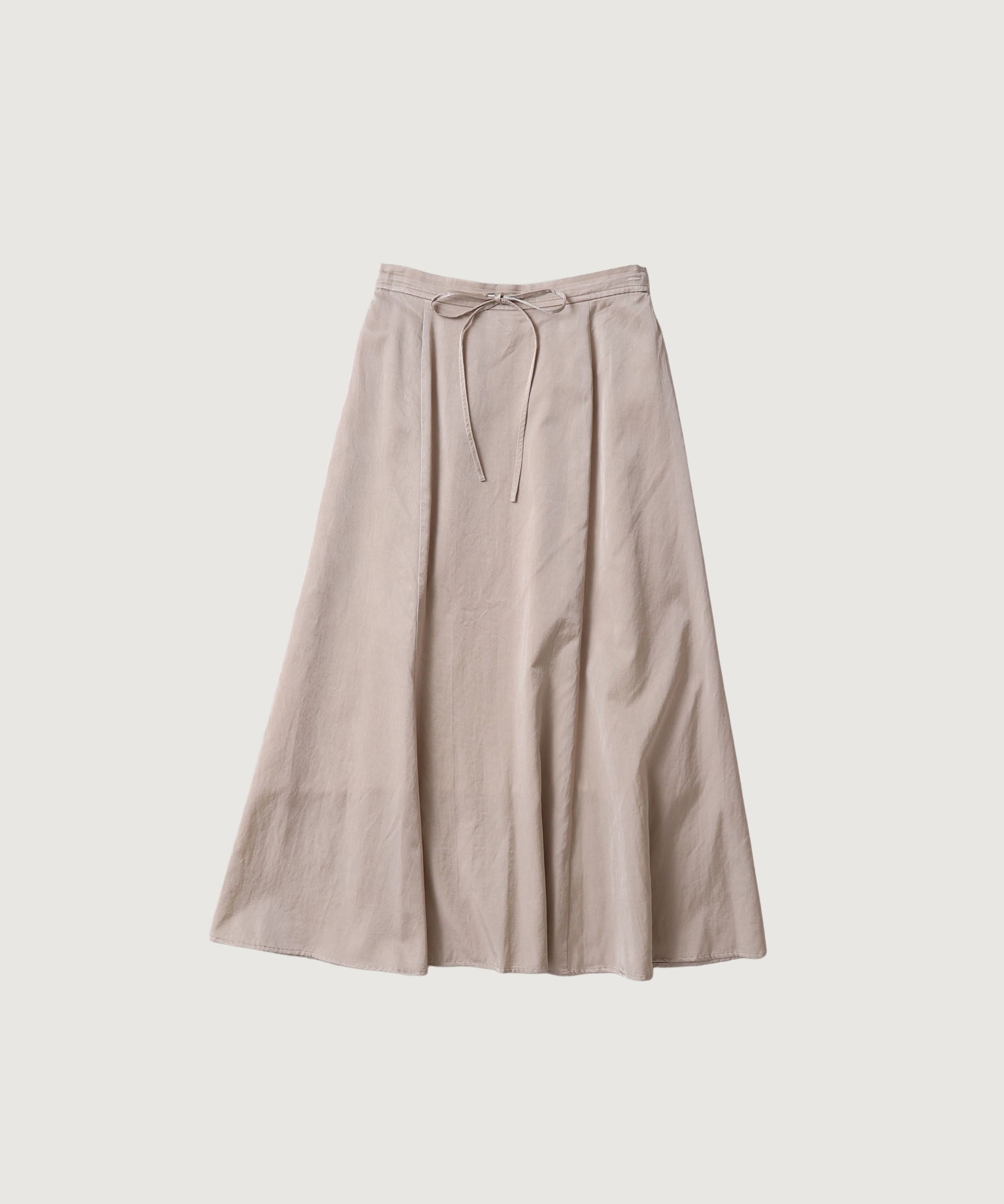 レーヨンコットンサテントリプルワッシャー ルーズマーメイドスカート
