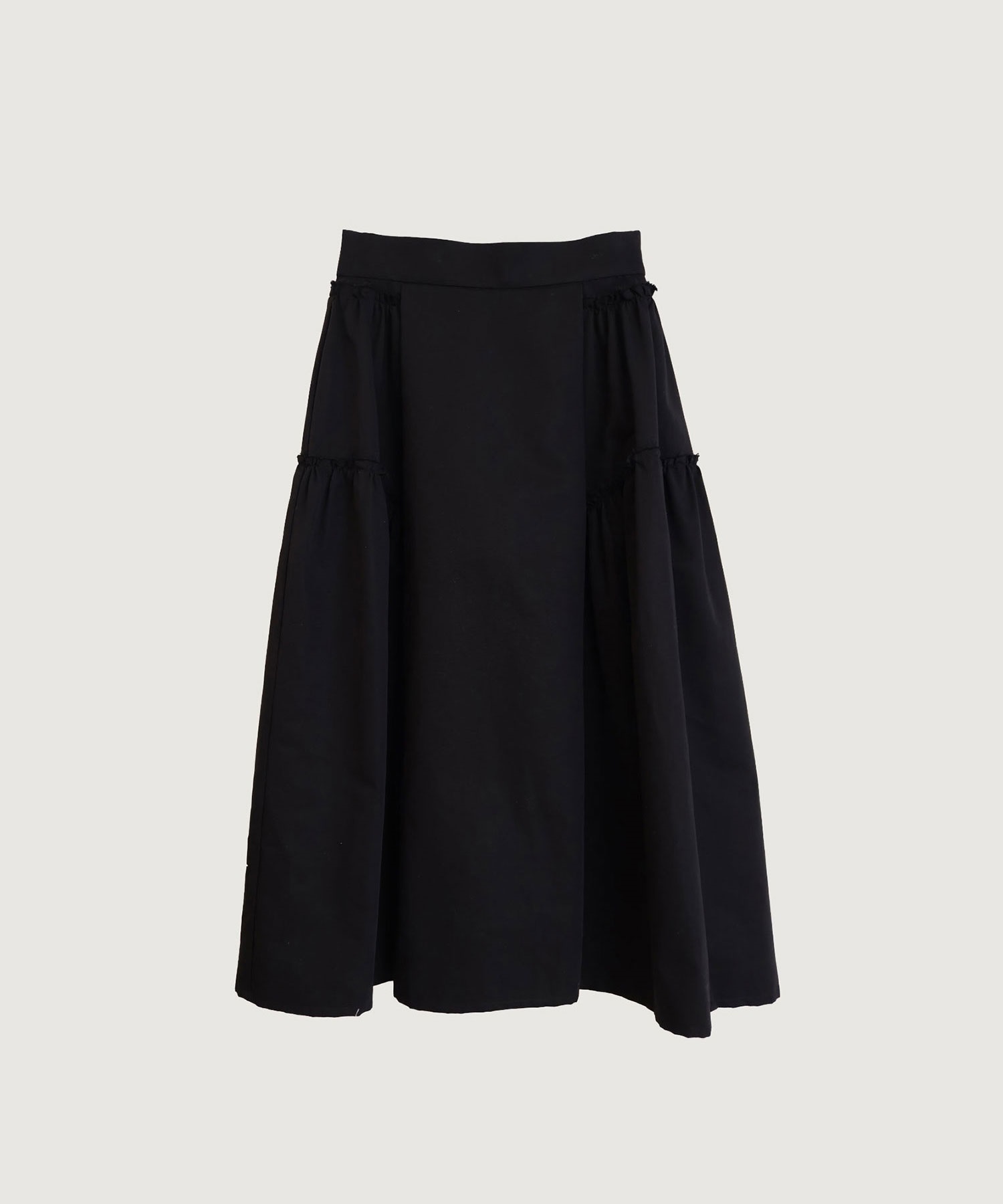 コットングログラン タックギャザー スカート