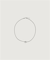 【 iki × dzdz 】 triple ring choker(シルバー-F)